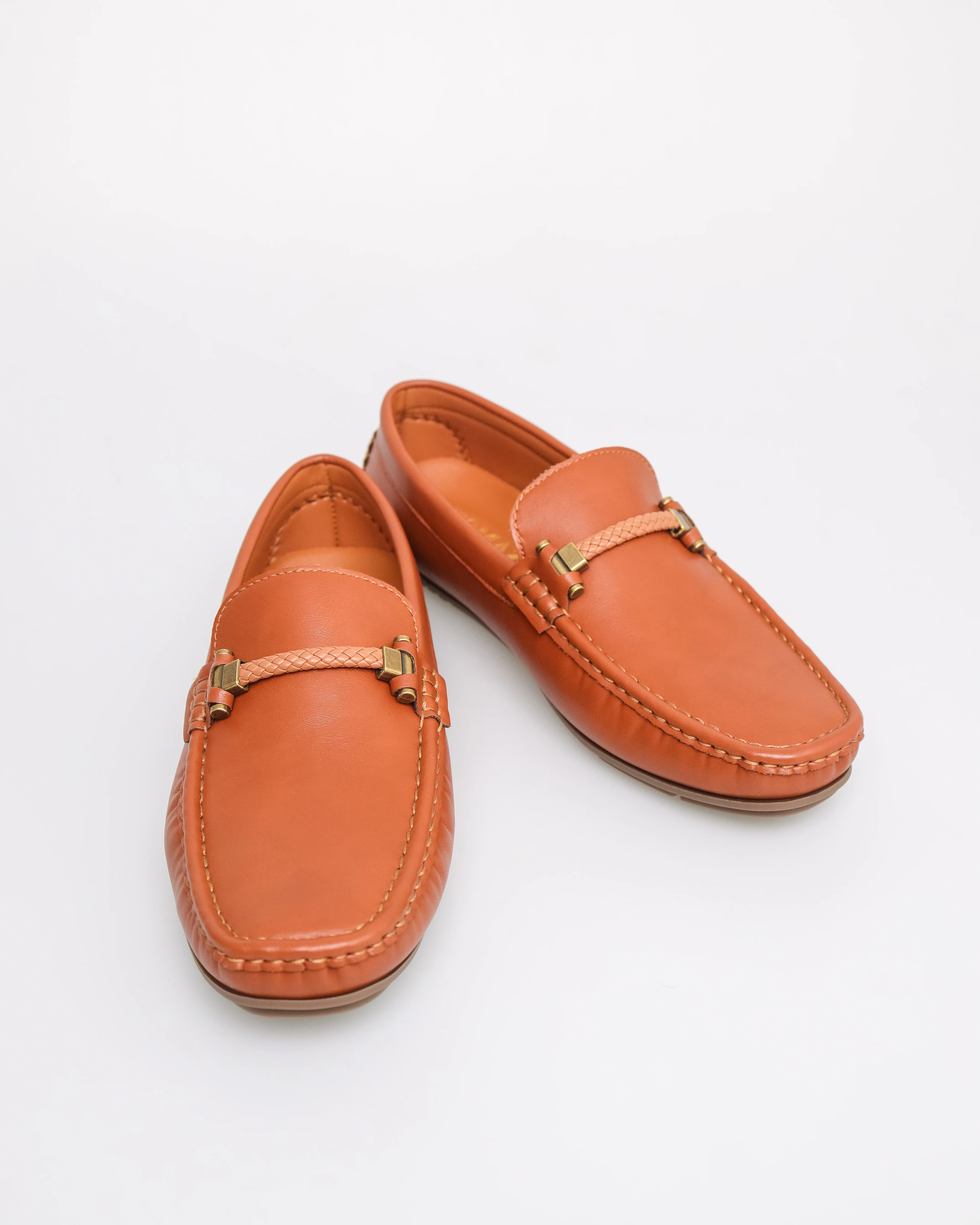 Tomaz C620 Men's Knit Accent Buckle Moccasins - Image 6