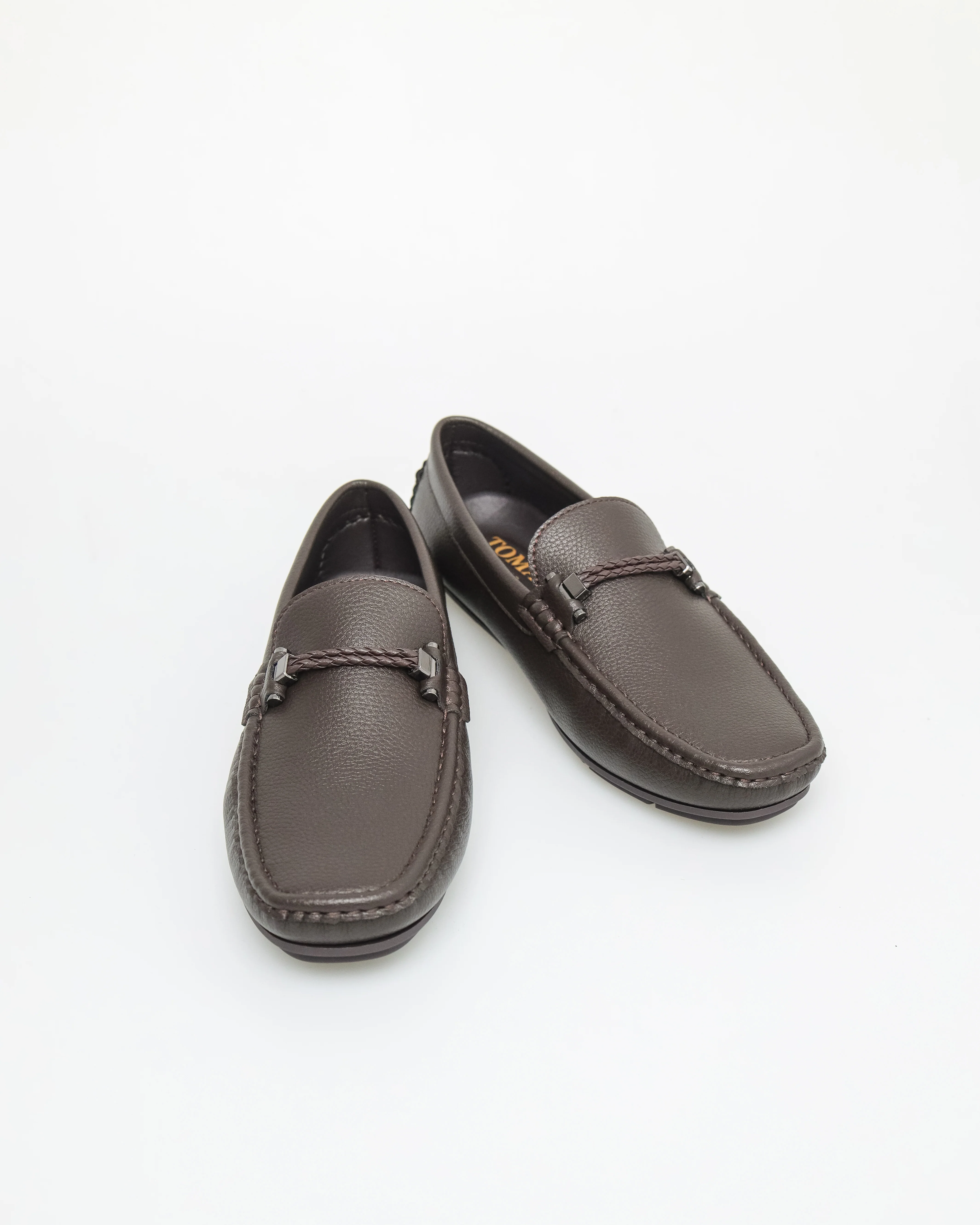 Tomaz C621 Men's Braided Metal Buckle Moccasins - Image 11