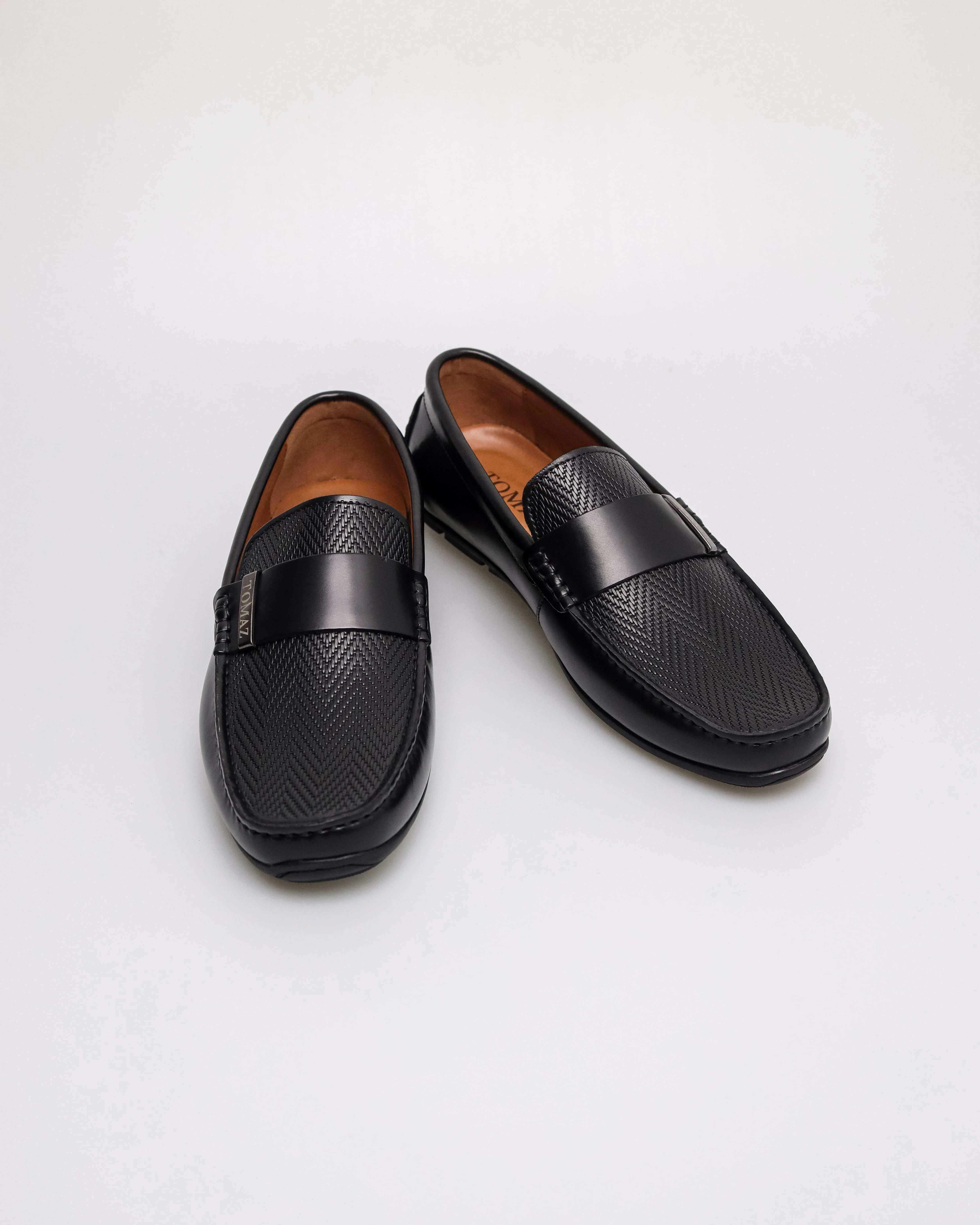 Tomaz C671 Men's Classic Textured Moccasins - Image 6