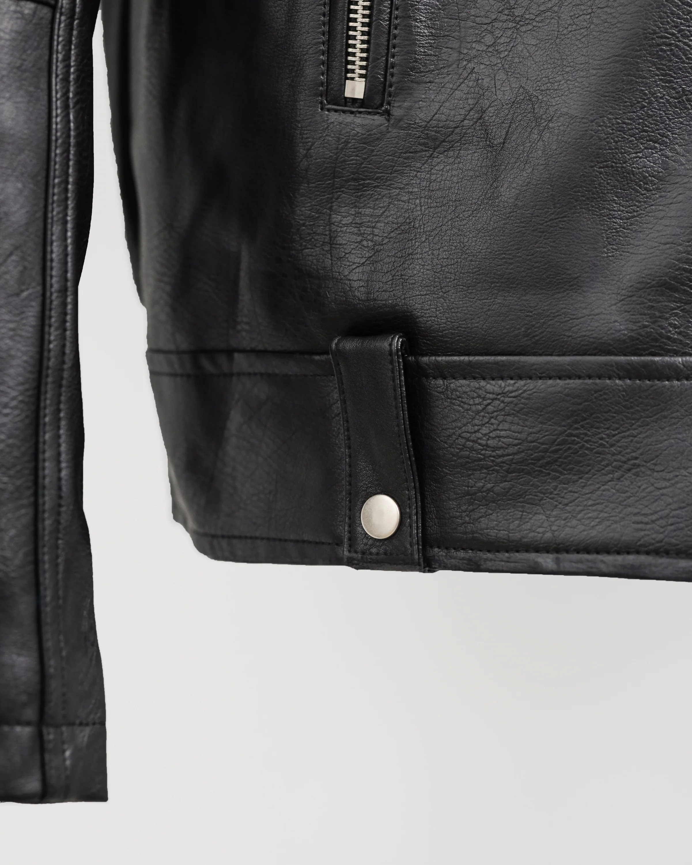 Tomaz CC-13 Men's Leather Jacket Black - Image 10