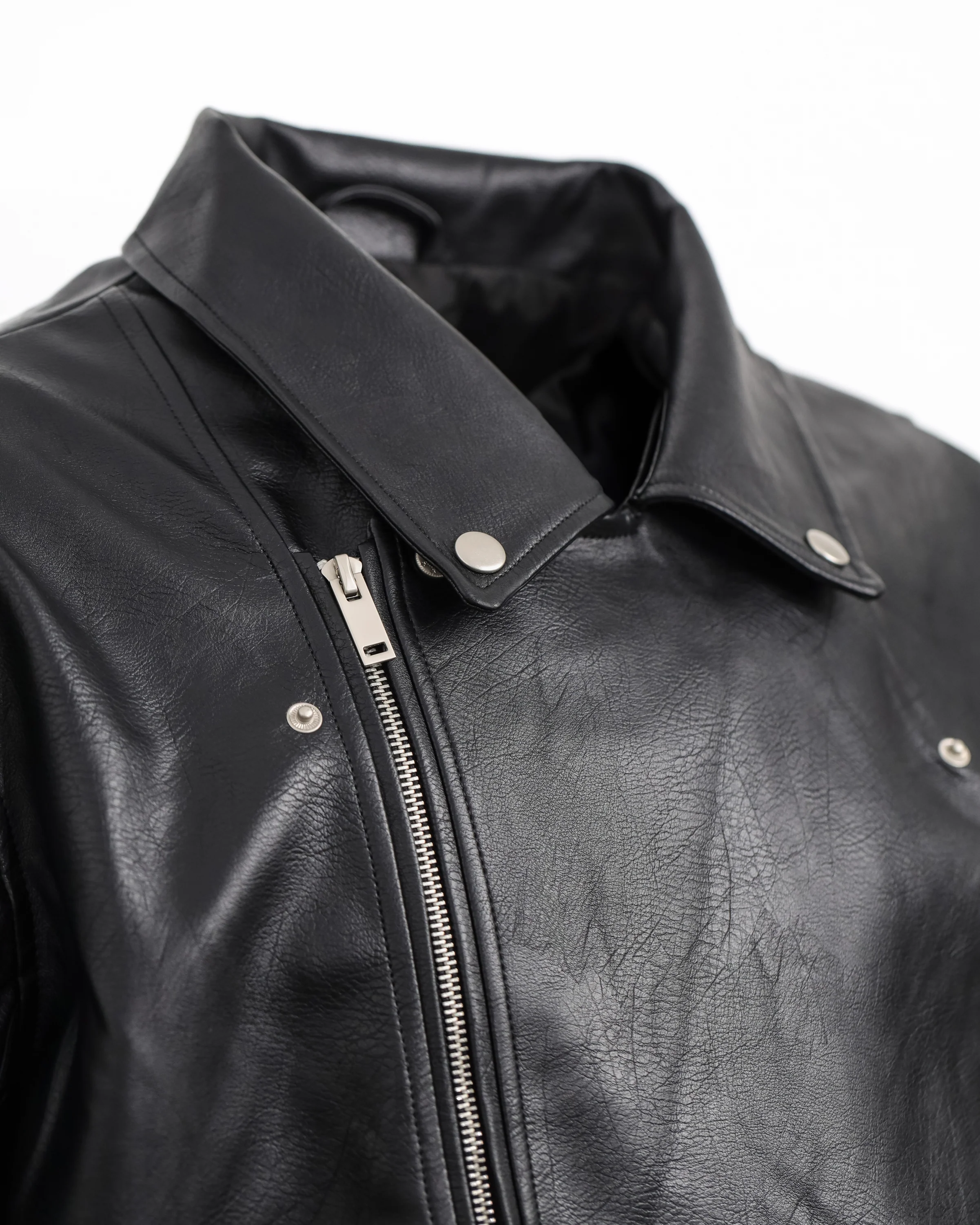 Tomaz CC-13 Men's Leather Jacket Black - Image 4