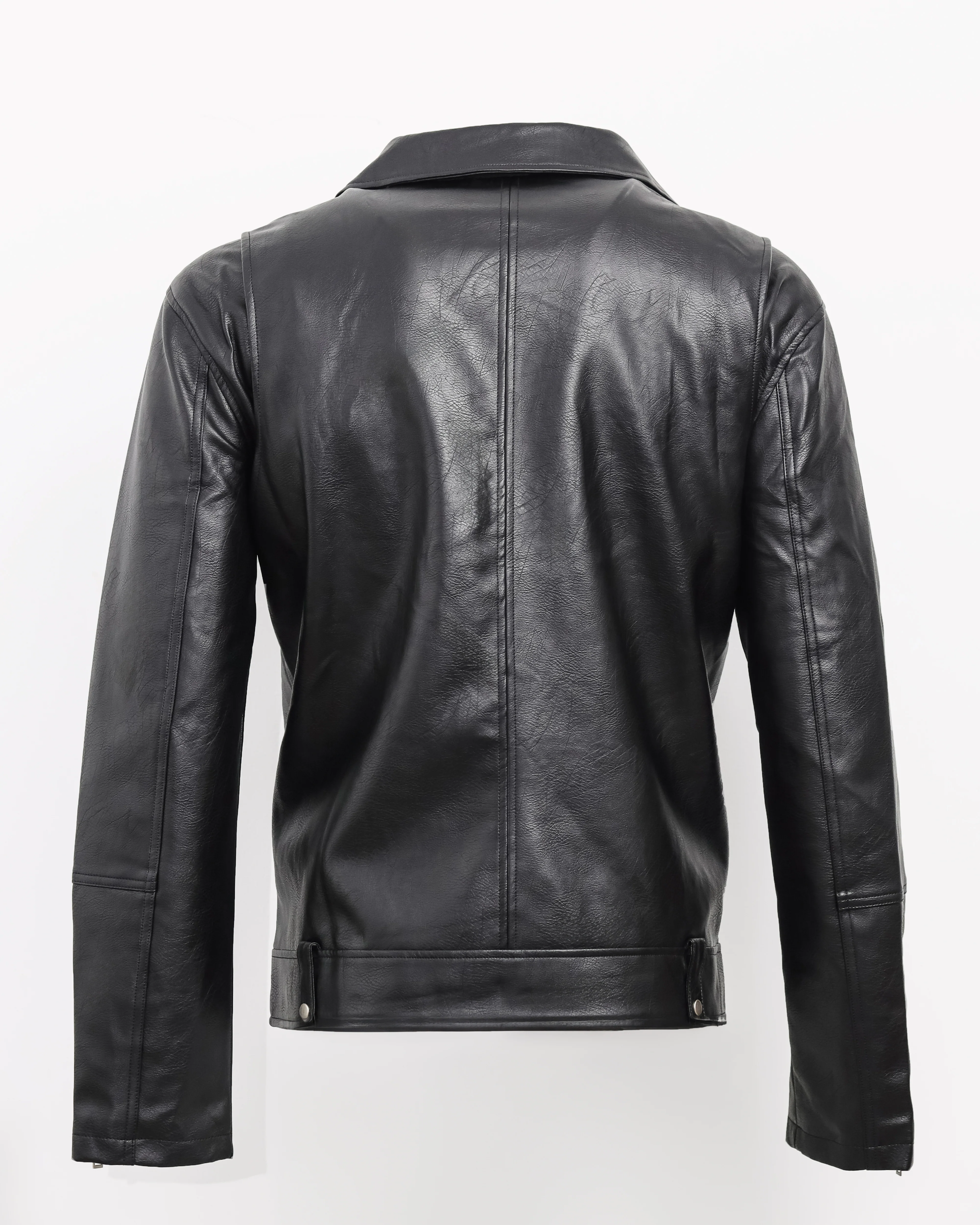Tomaz CC-13 Men's Leather Jacket Black - Image 7