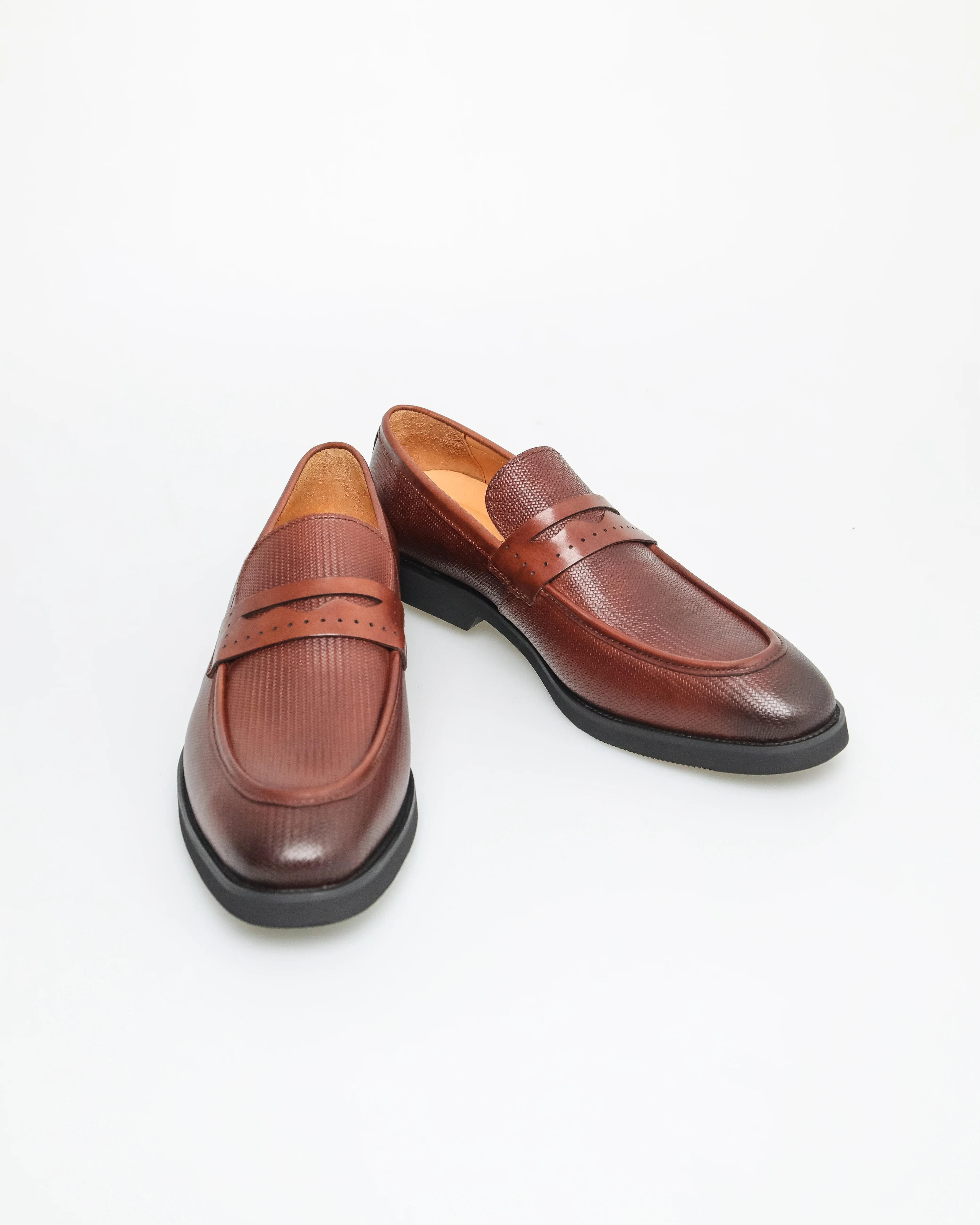 Tomaz F335 Men's Chestnut Elegance Penny Loafer - Image 6
