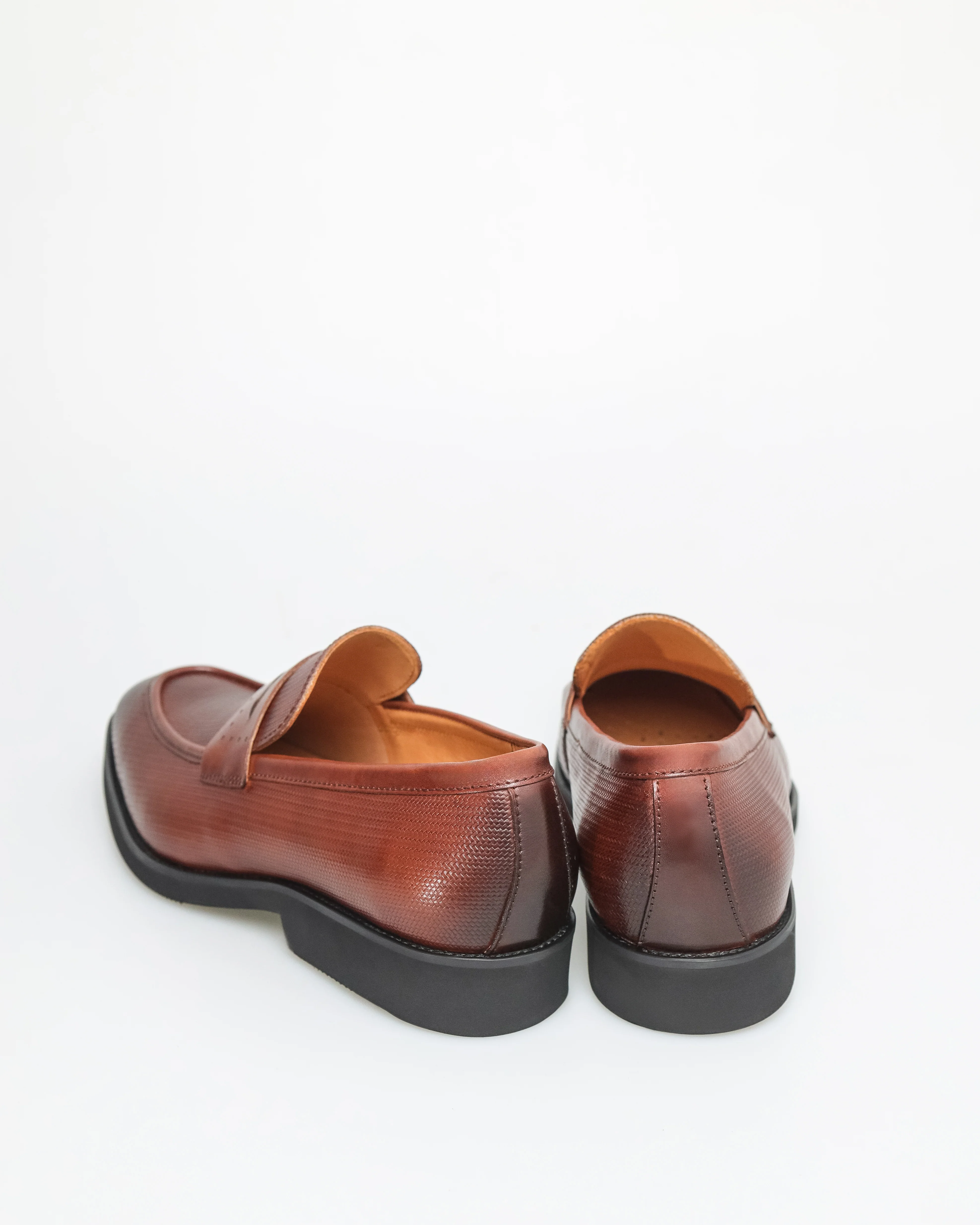 Tomaz F335 Men's Chestnut Elegance Penny Loafer - Image 7