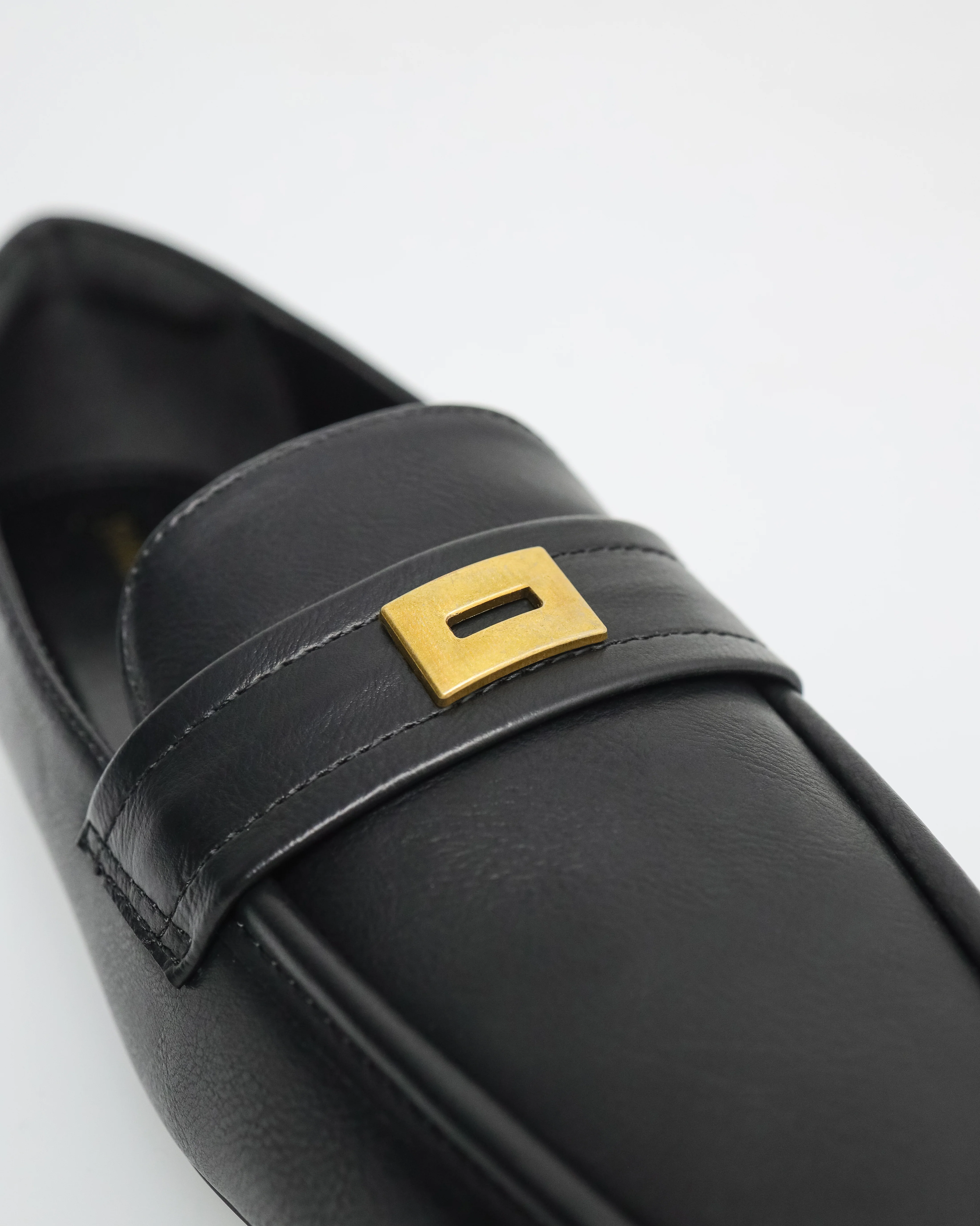 Tomaz FL083 Ladies Gold Buckle Flats - Image 12