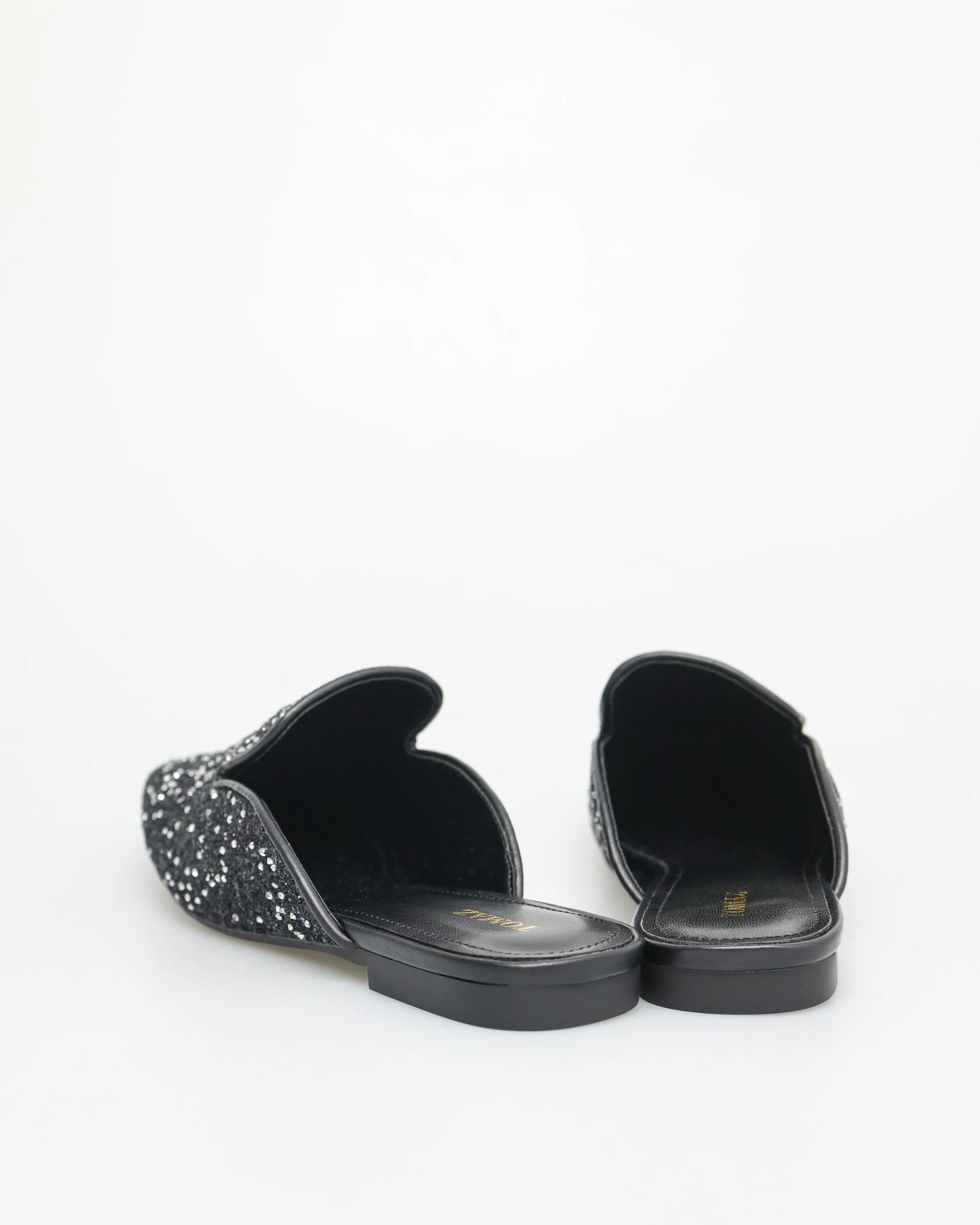 Tomaz FL086 Ladies Glitter Mules - Image 3