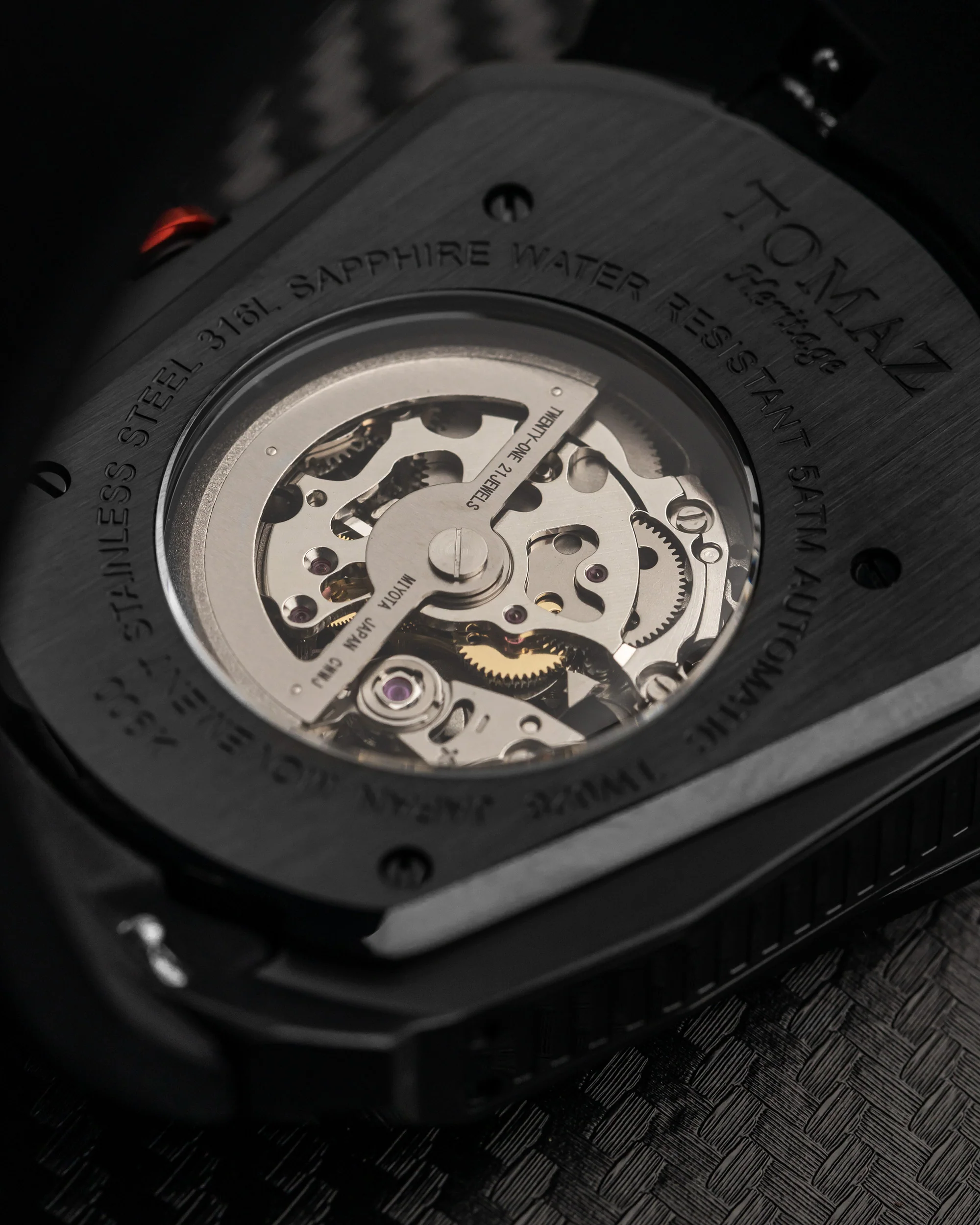 Tomaz GT Skeleton TW028-D11 Crystal Watch – Comfort Strap - Image 6