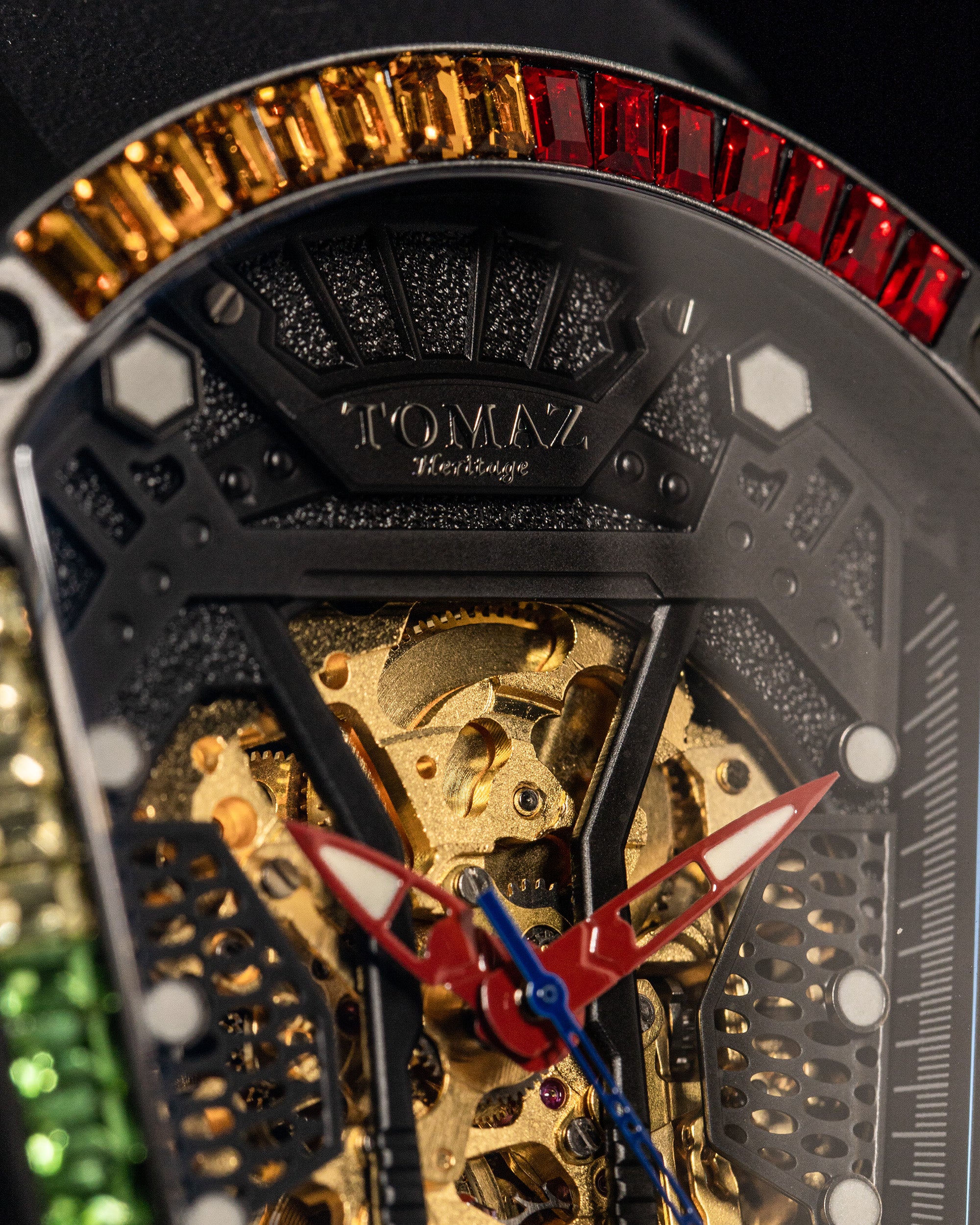 Tomaz GT Skeleton TW028-D21 Crystal Watch – Comfort Strap - Image 3