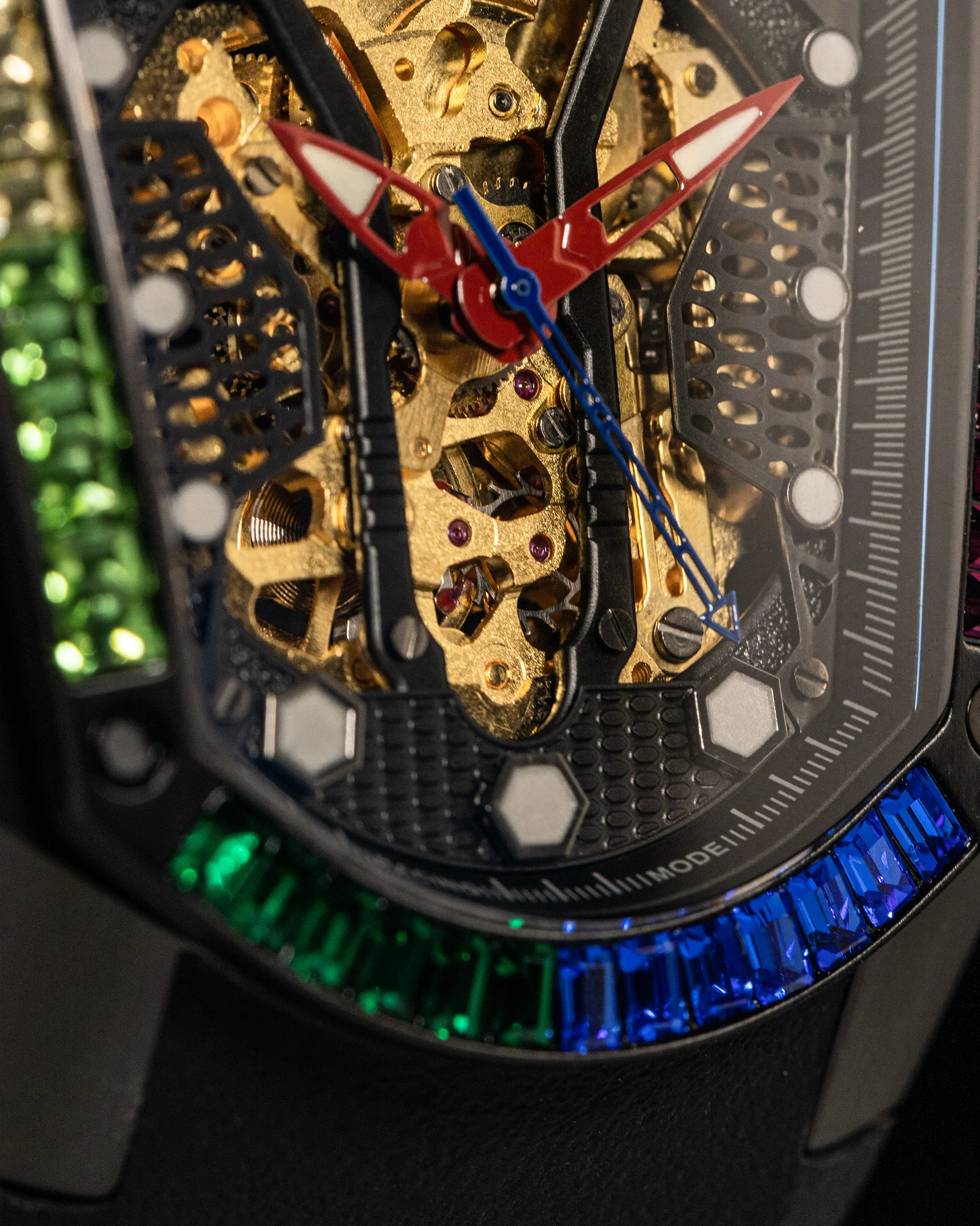 Tomaz GT Skeleton TW028-D21 Crystal Watch – Comfort Strap - Image 4