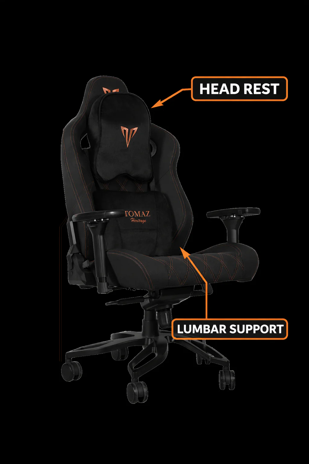 Tomaz Head Rest & Lumbar Set - Image 2