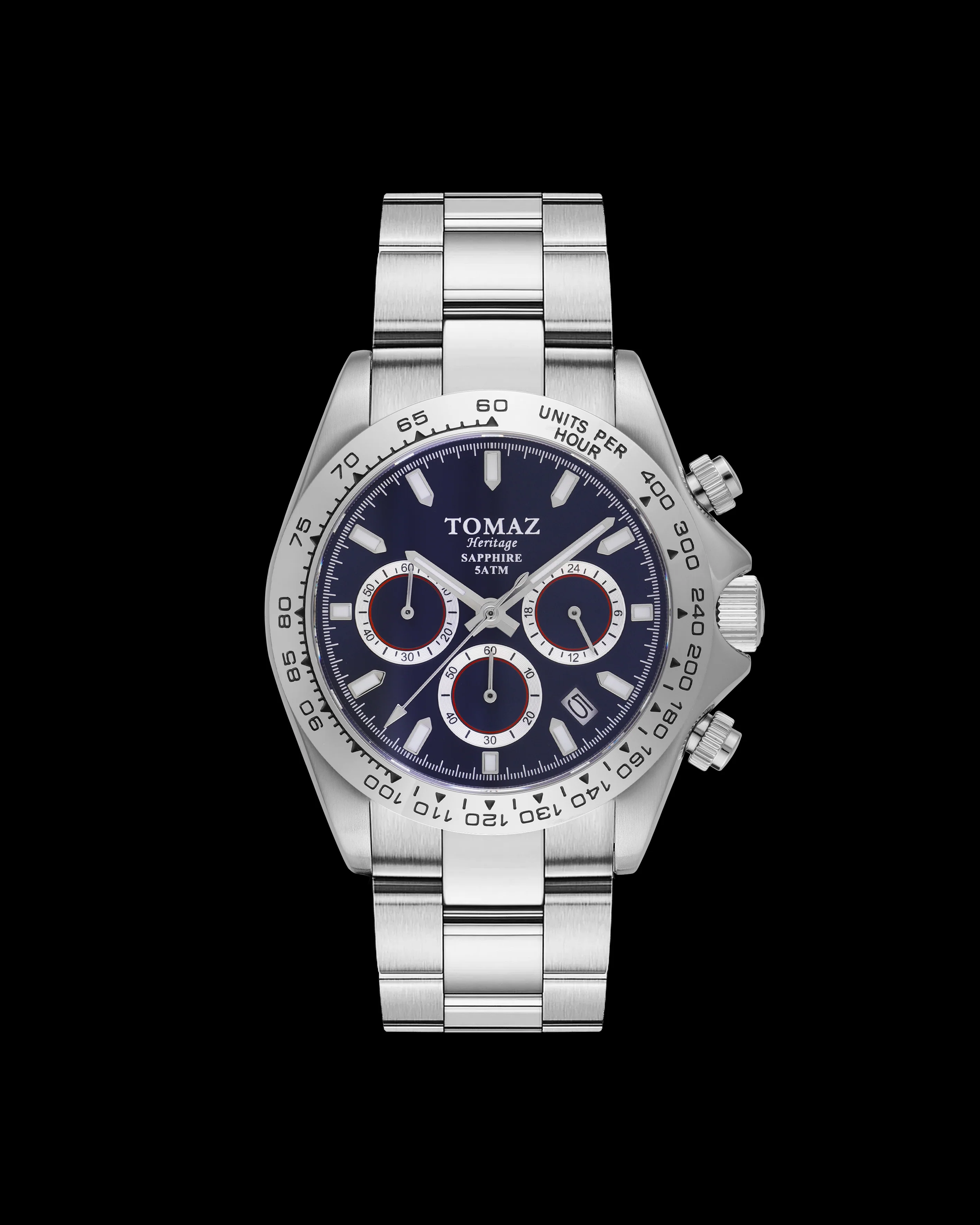 Tomaz Heritage GR02-DD5 Elegant Stainless-Steel Strap