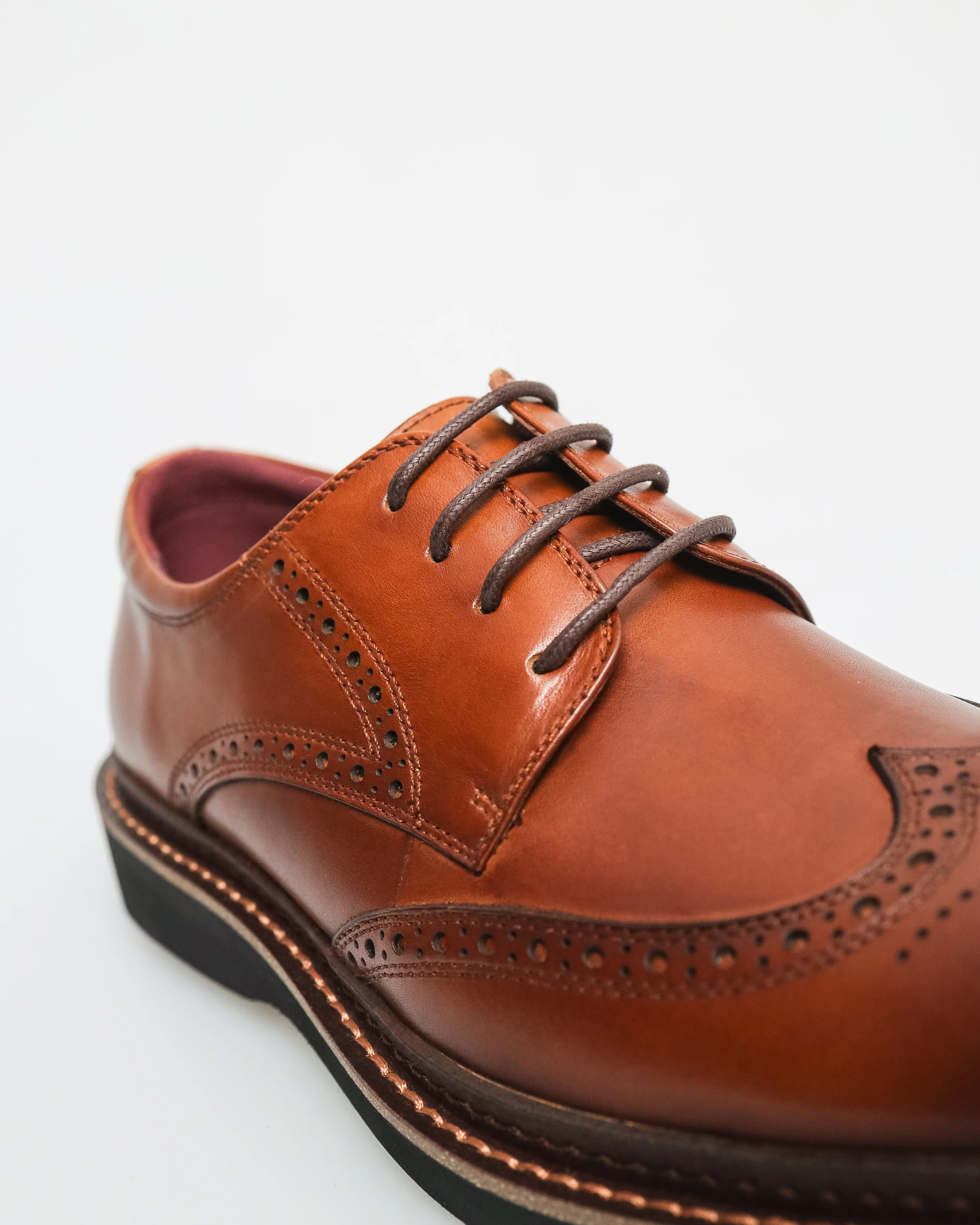Tomaz HF078 Men's Classic Perforated Derby - Image 8
