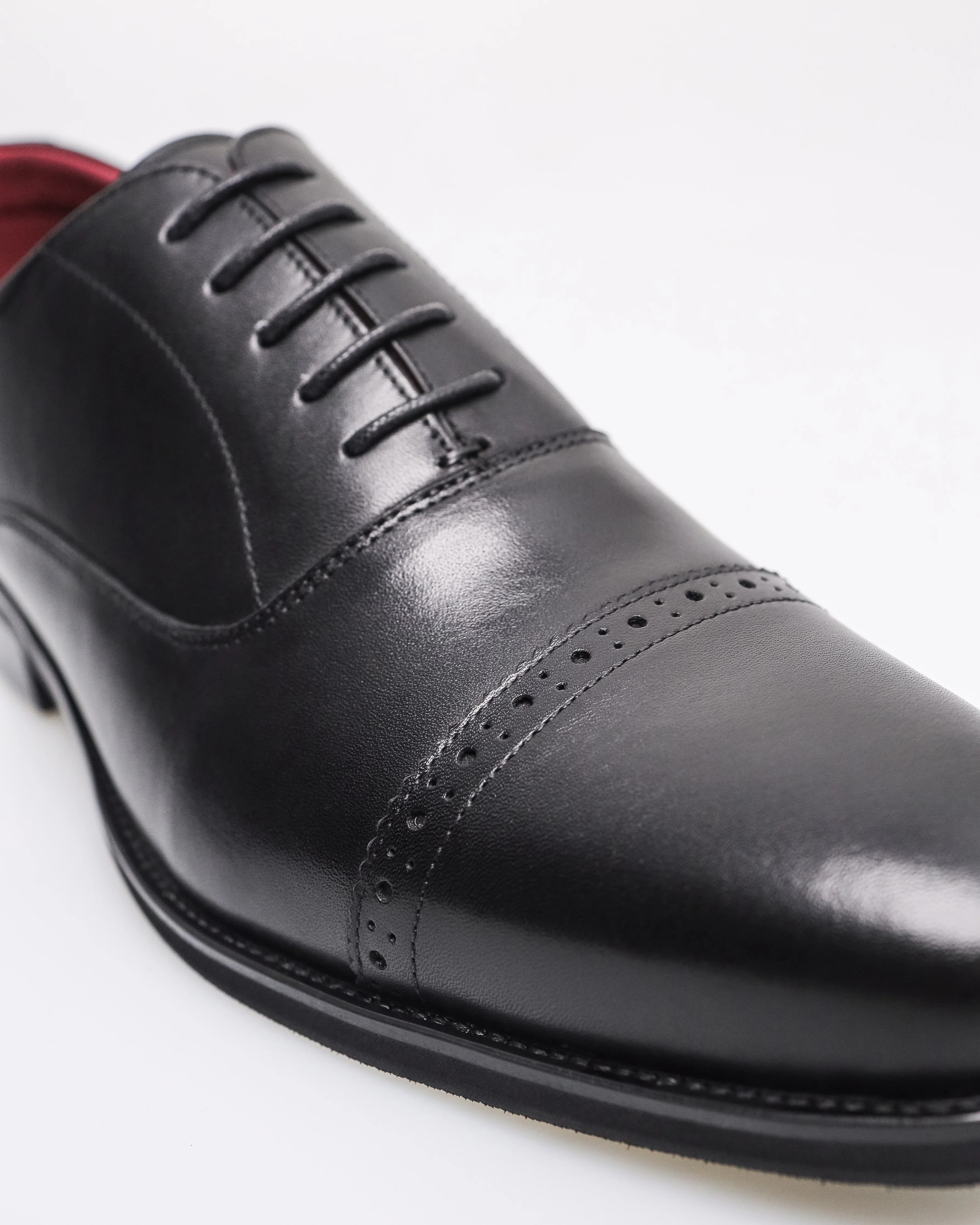Tomaz HF105 Men's Perforated Cap Toe Oxford - Image 4