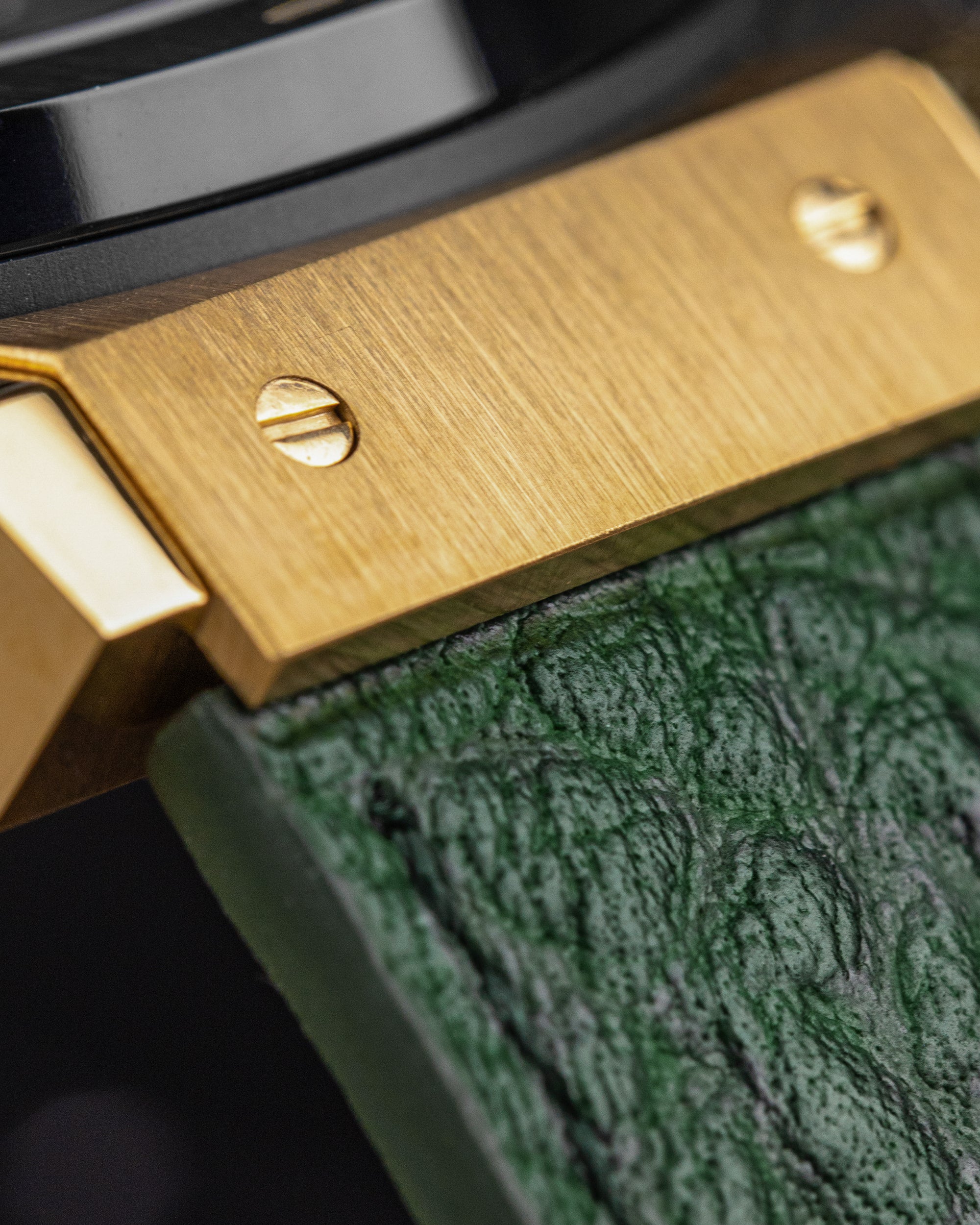 Tomaz Men's Watch TW014-D9 (Gold/Black) Green Leather Strap - Image 7