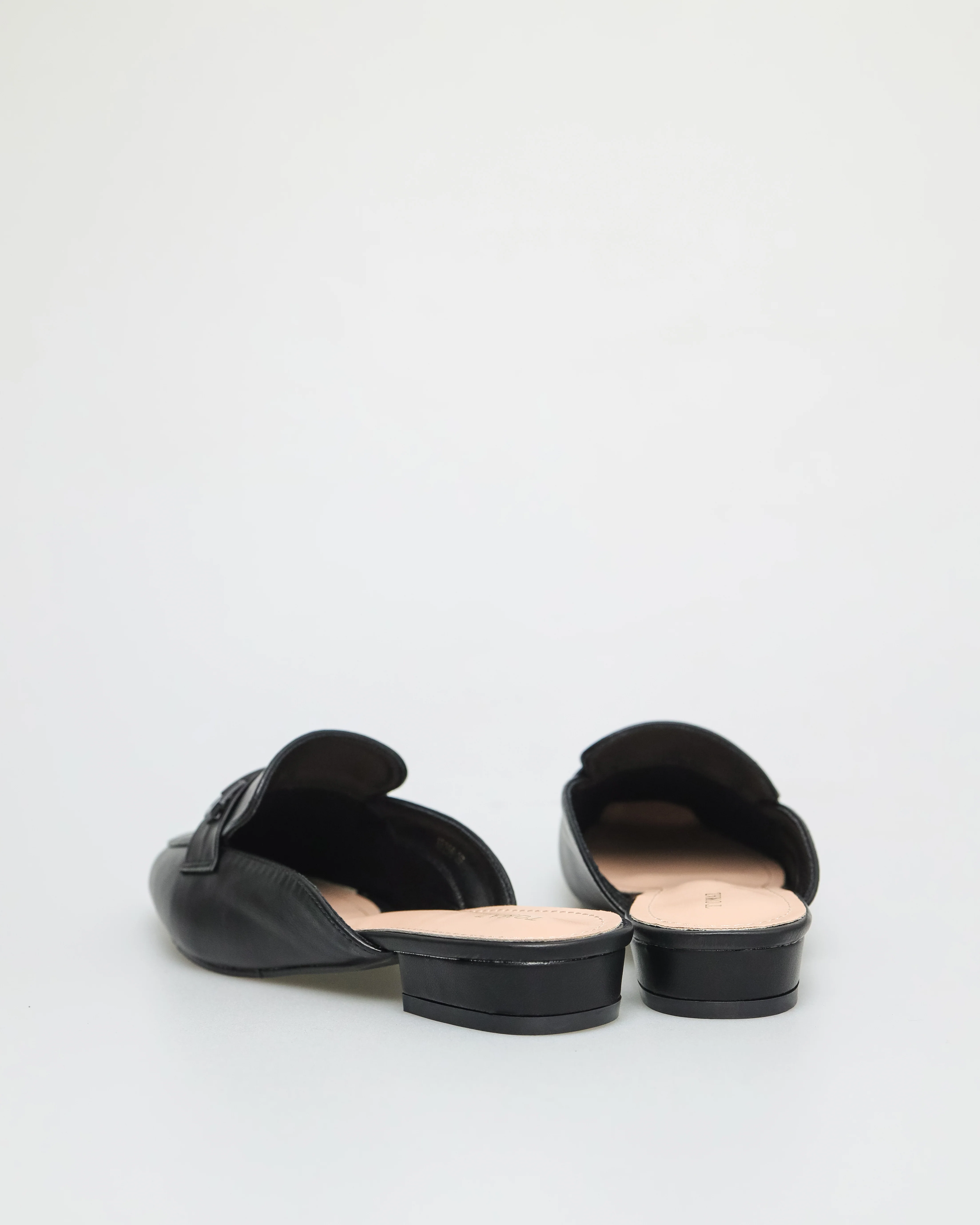 Tomaz NN259 Ladies Metal Buckle Strap Mules - Image 3