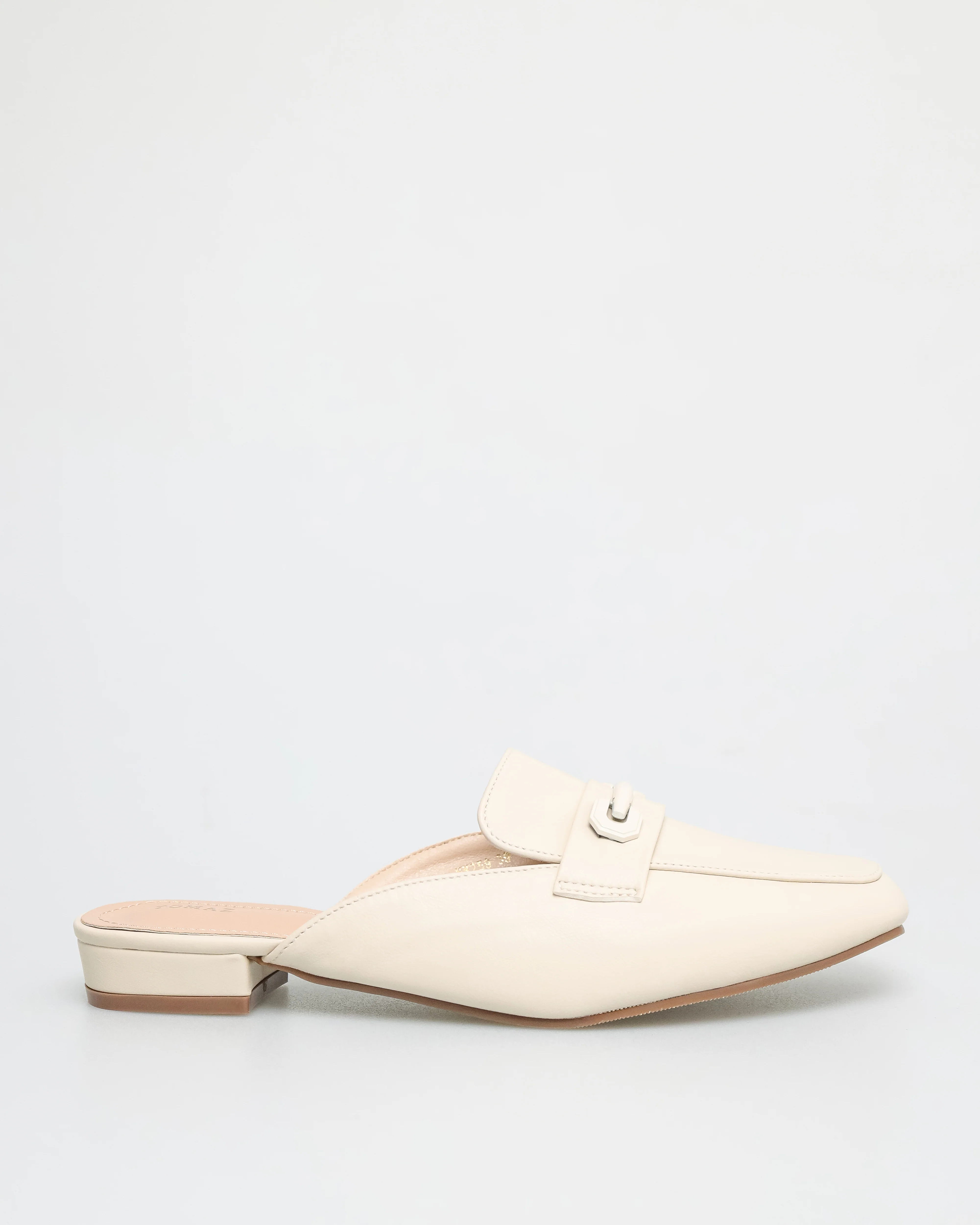Tomaz NN259 Ladies Metal Buckle Strap Mules - Image 5