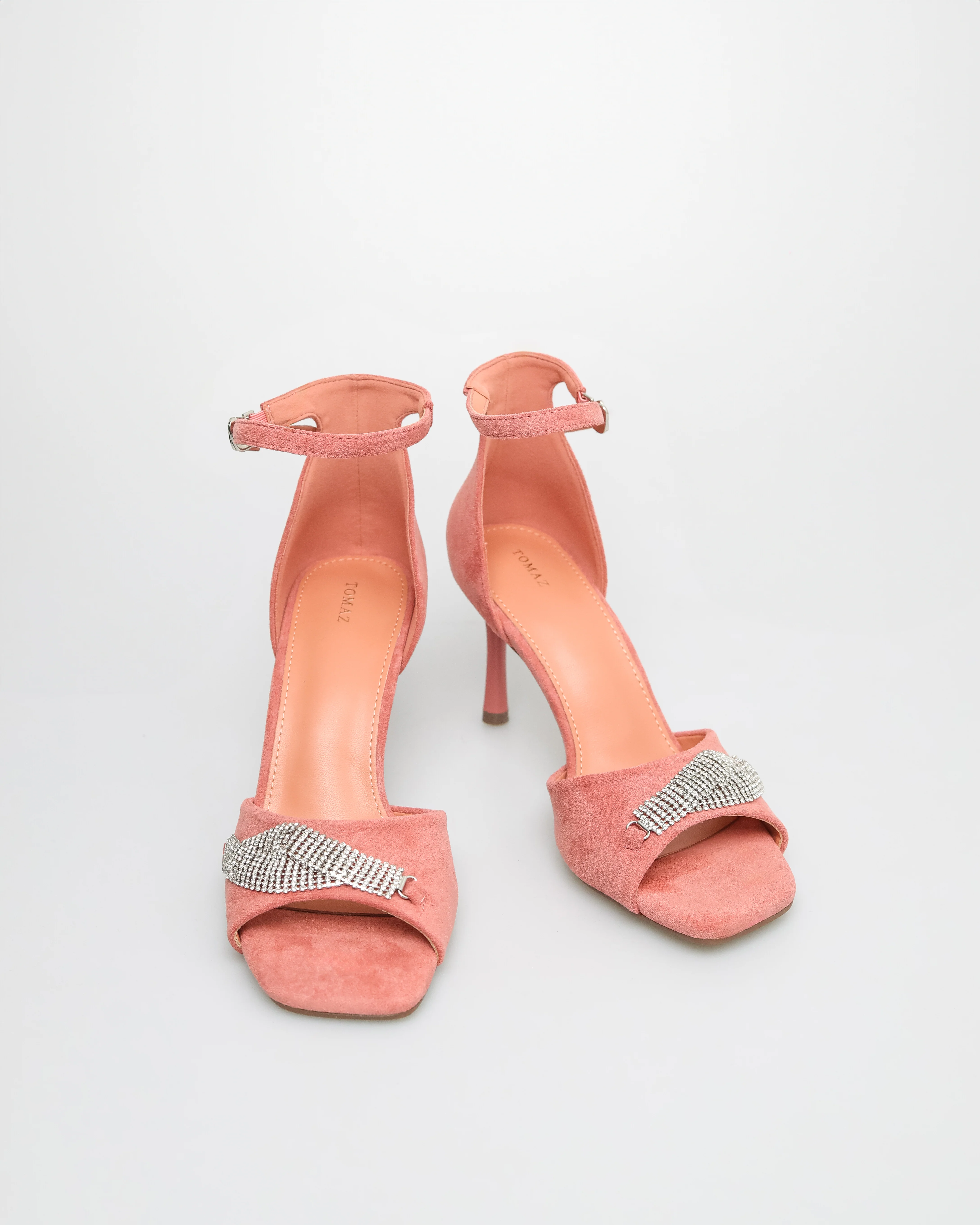 Tomaz NN291 Ladies Gemstone Anklestrap Heels - Image 10