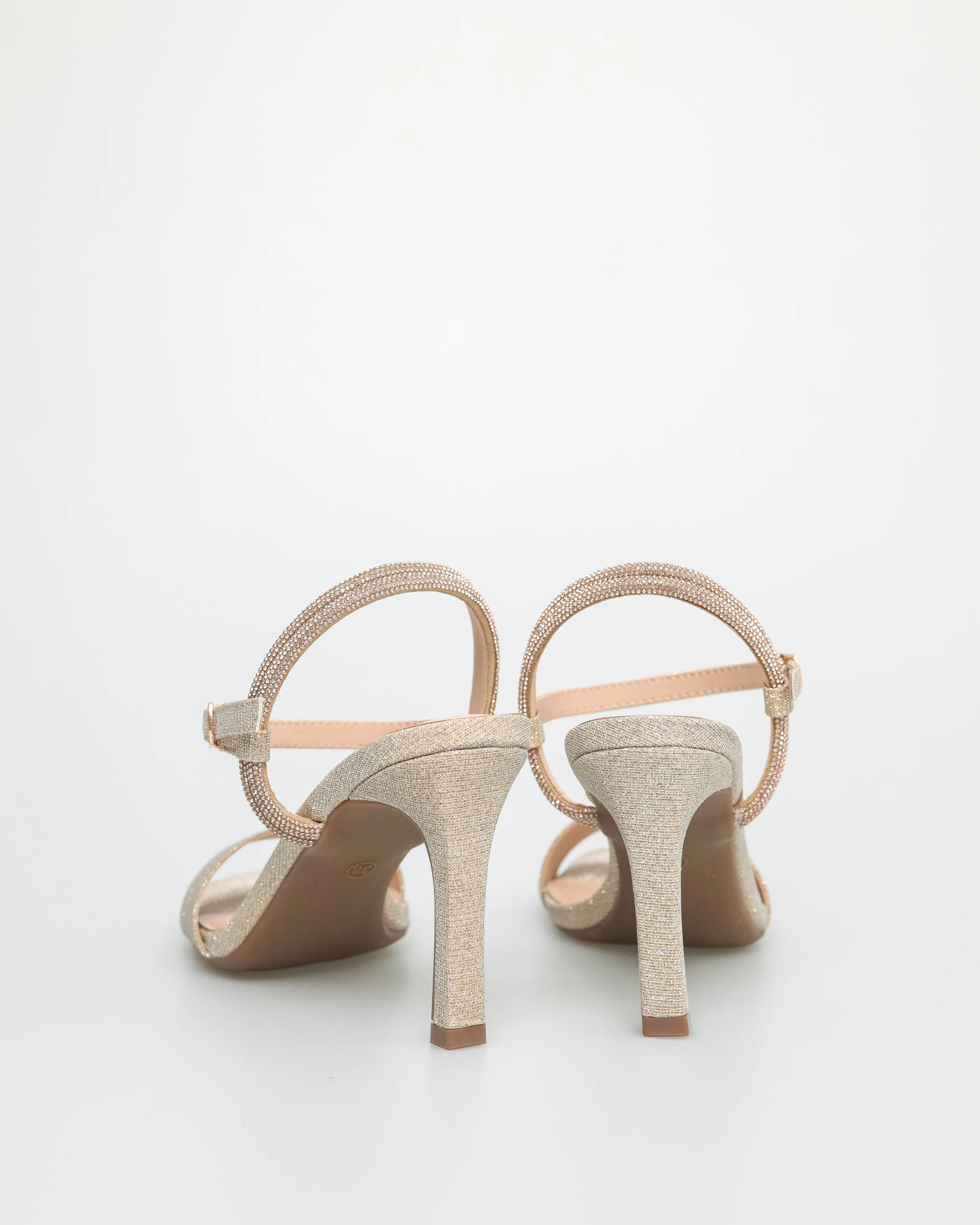 Tomaz NN299 Ladies Glitter Slingbacks Heels - Image 3