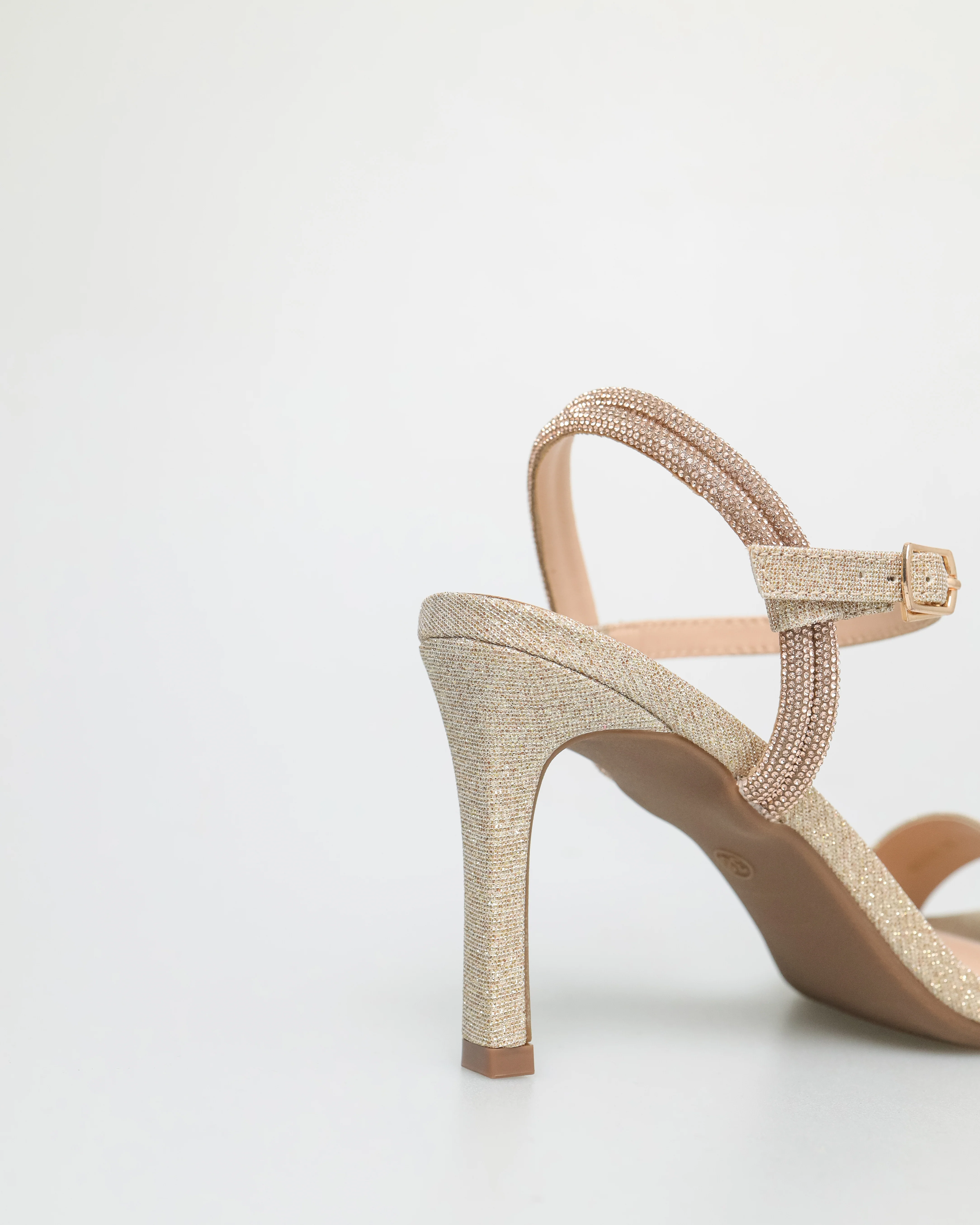 Tomaz NN299 Ladies Glitter Slingbacks Heels - Image 4