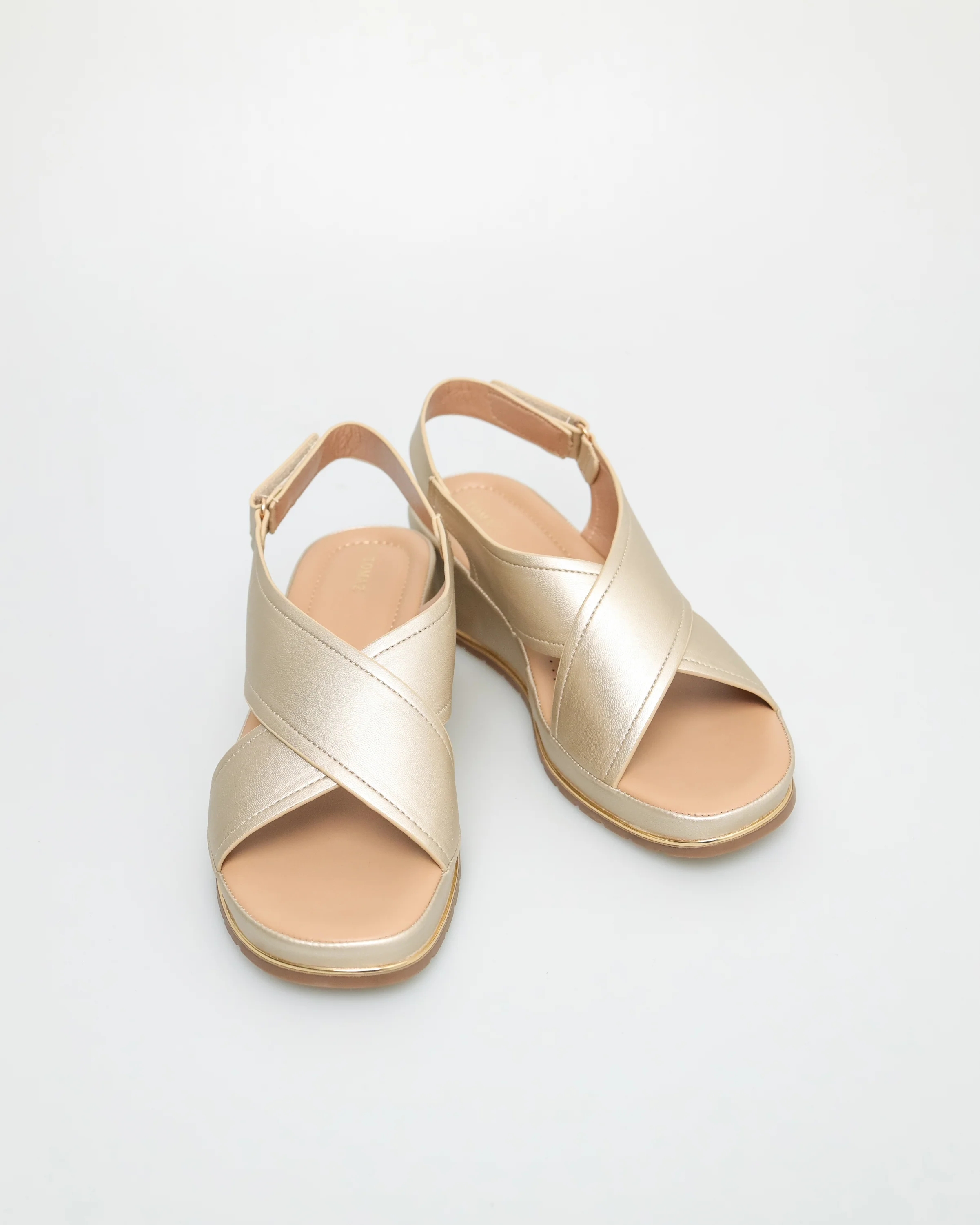 Tomaz NN325 Ladies Double Cross Strap Sandal - Image 10