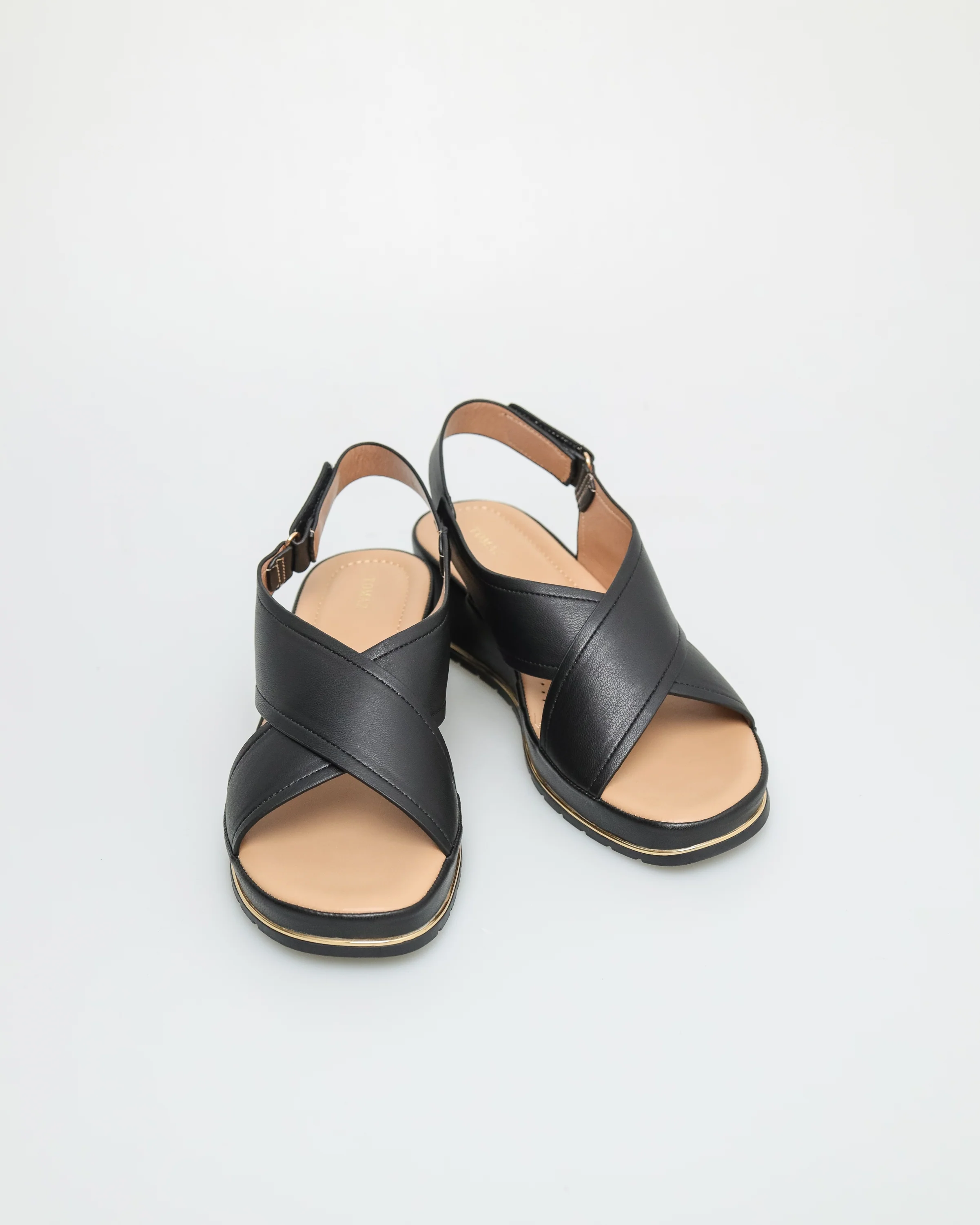 Tomaz NN325 Ladies Double Cross Strap Sandal - Image 14