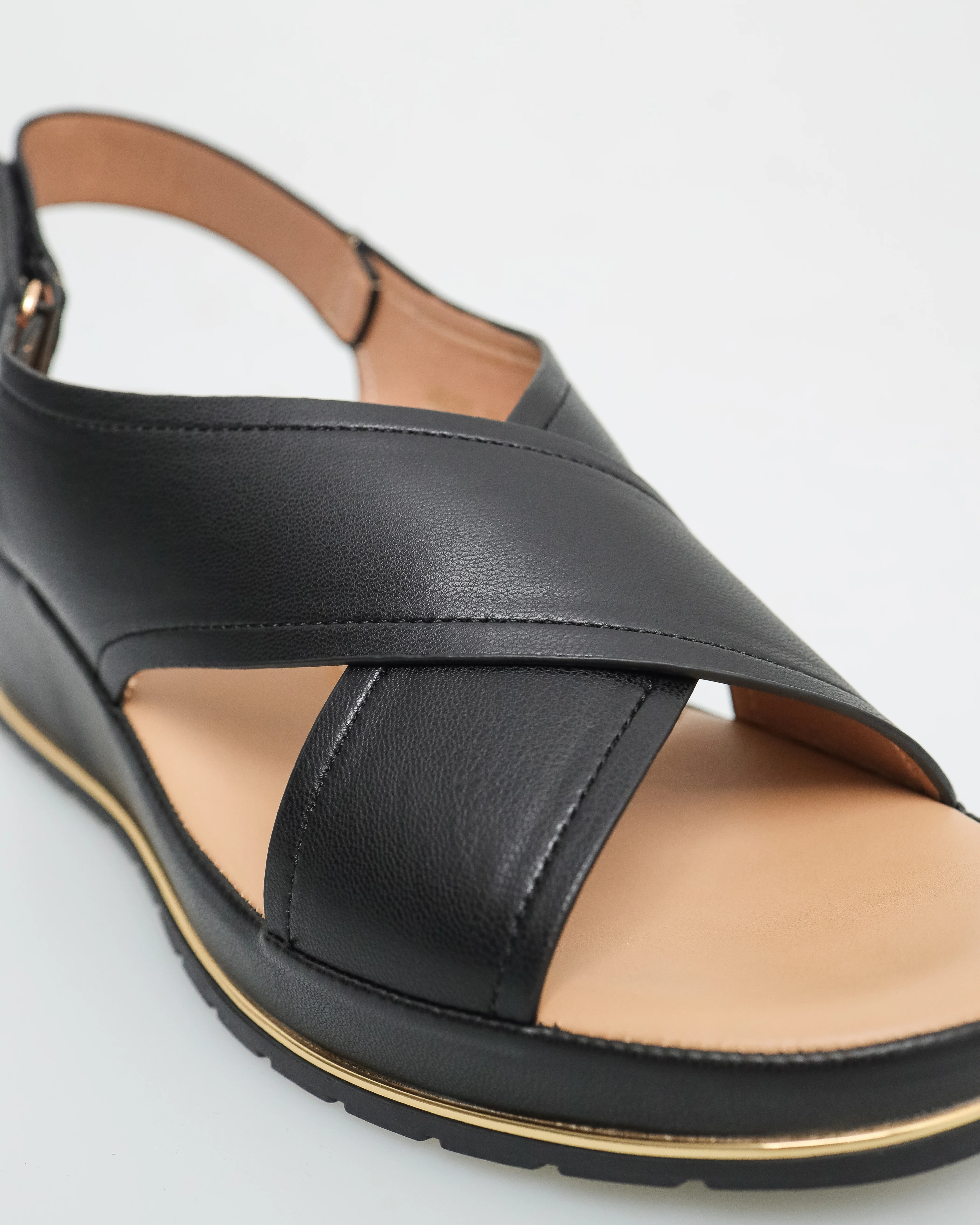 Tomaz NN325 Ladies Double Cross Strap Sandal - Image 16