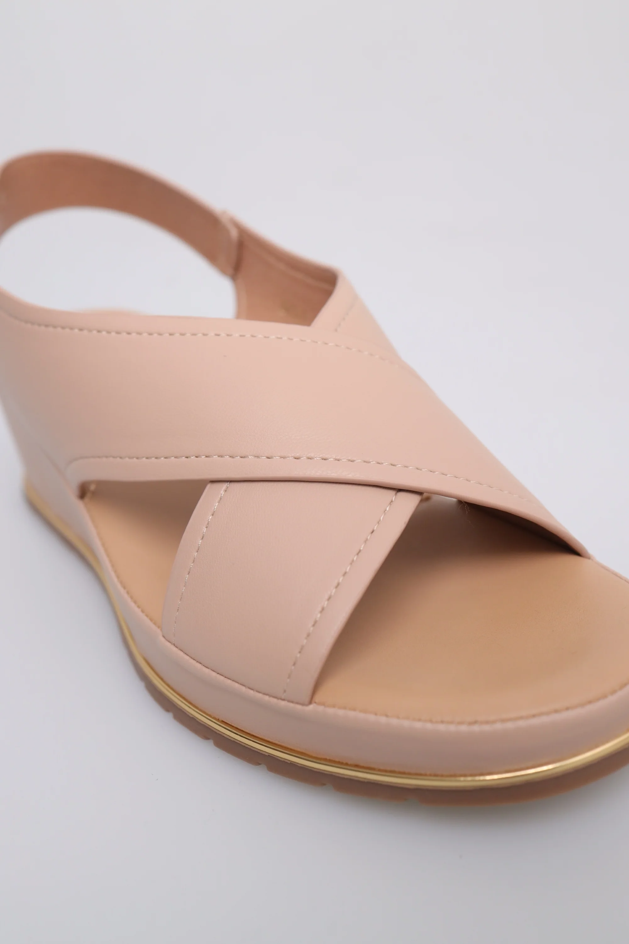 Tomaz NN325 Ladies Double Cross Strap Sandal - Image 4