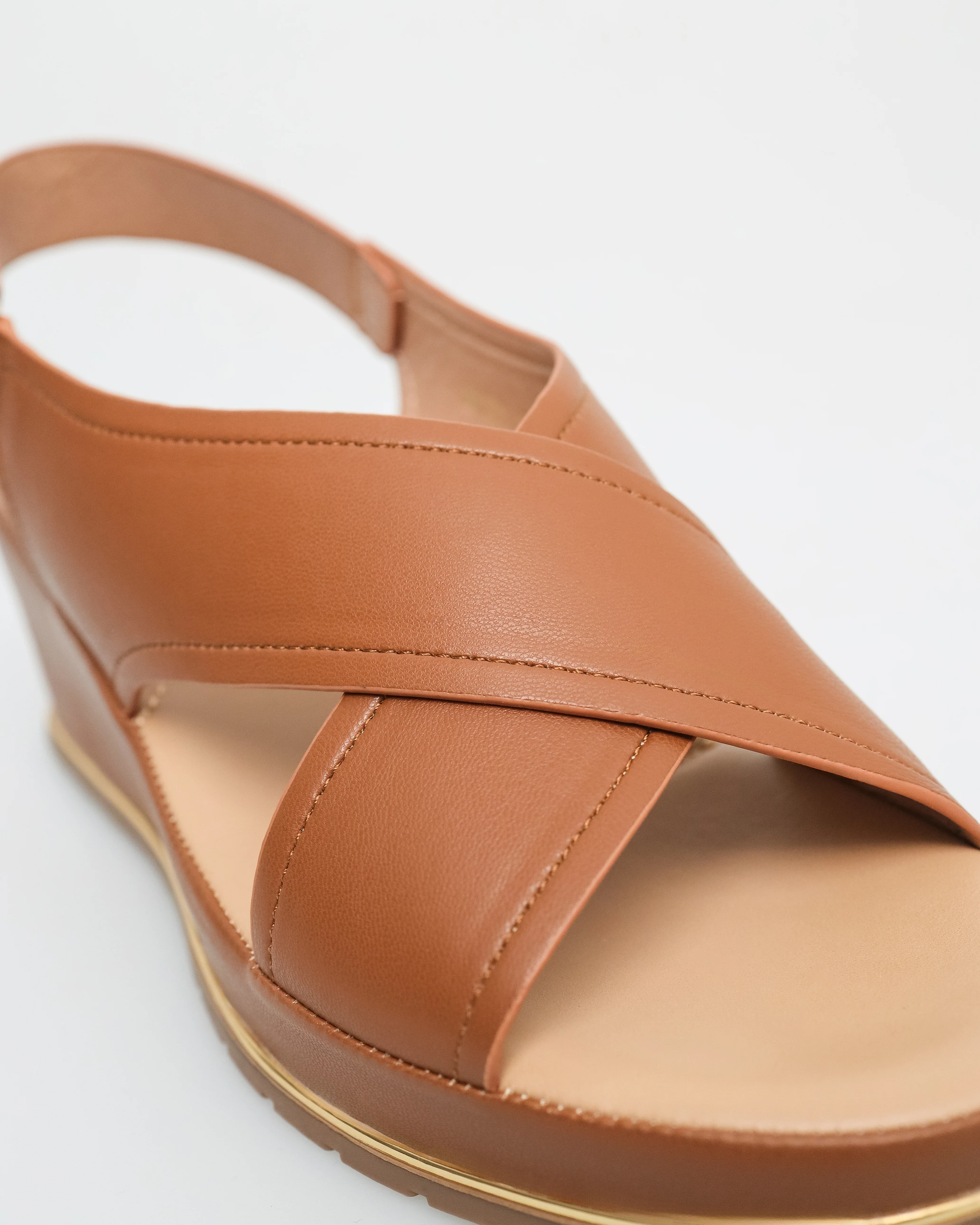 Tomaz NN325 Ladies Double Cross Strap Sandal - Image 8