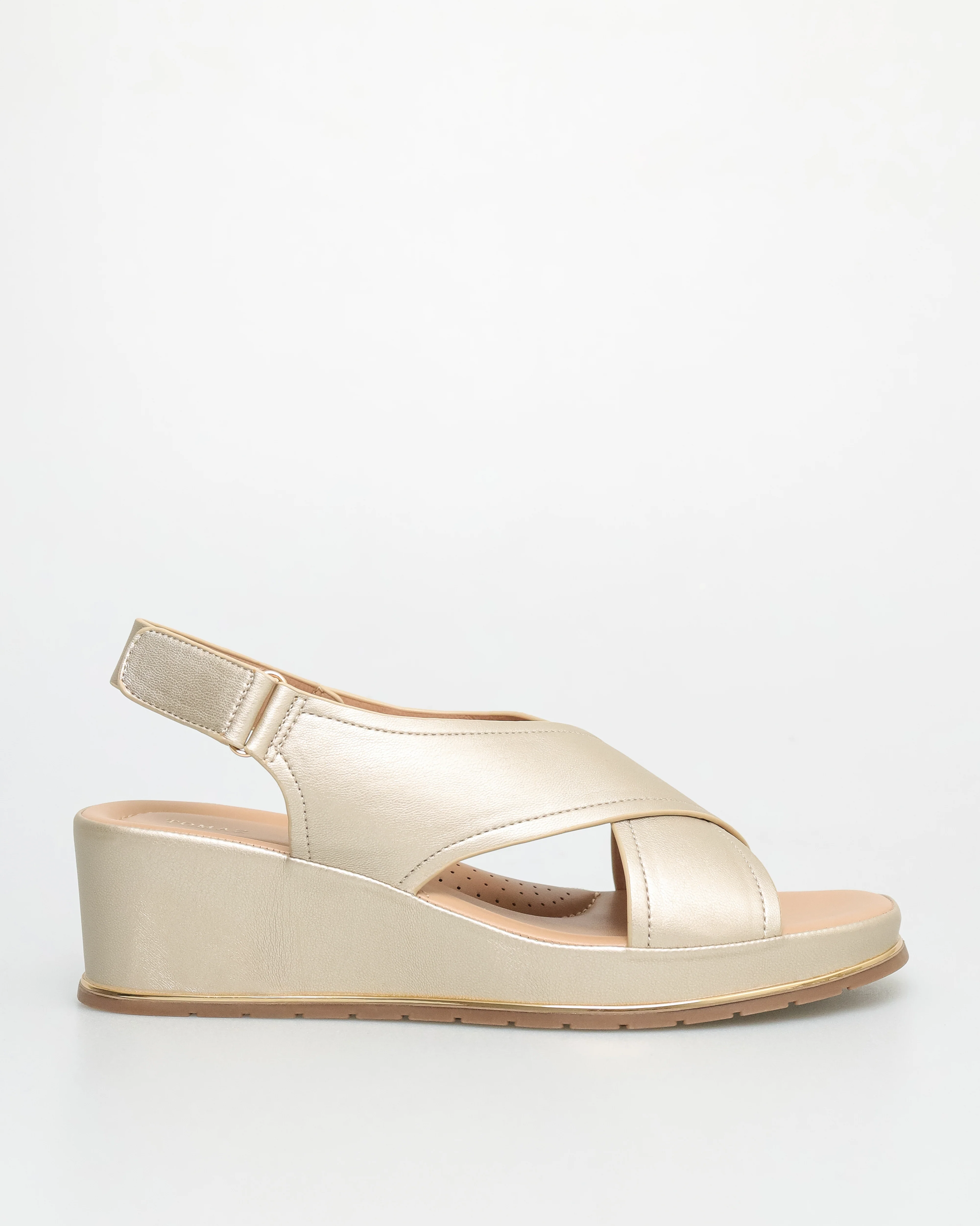 Tomaz NN325 Ladies Double Cross Strap Sandal - Image 9