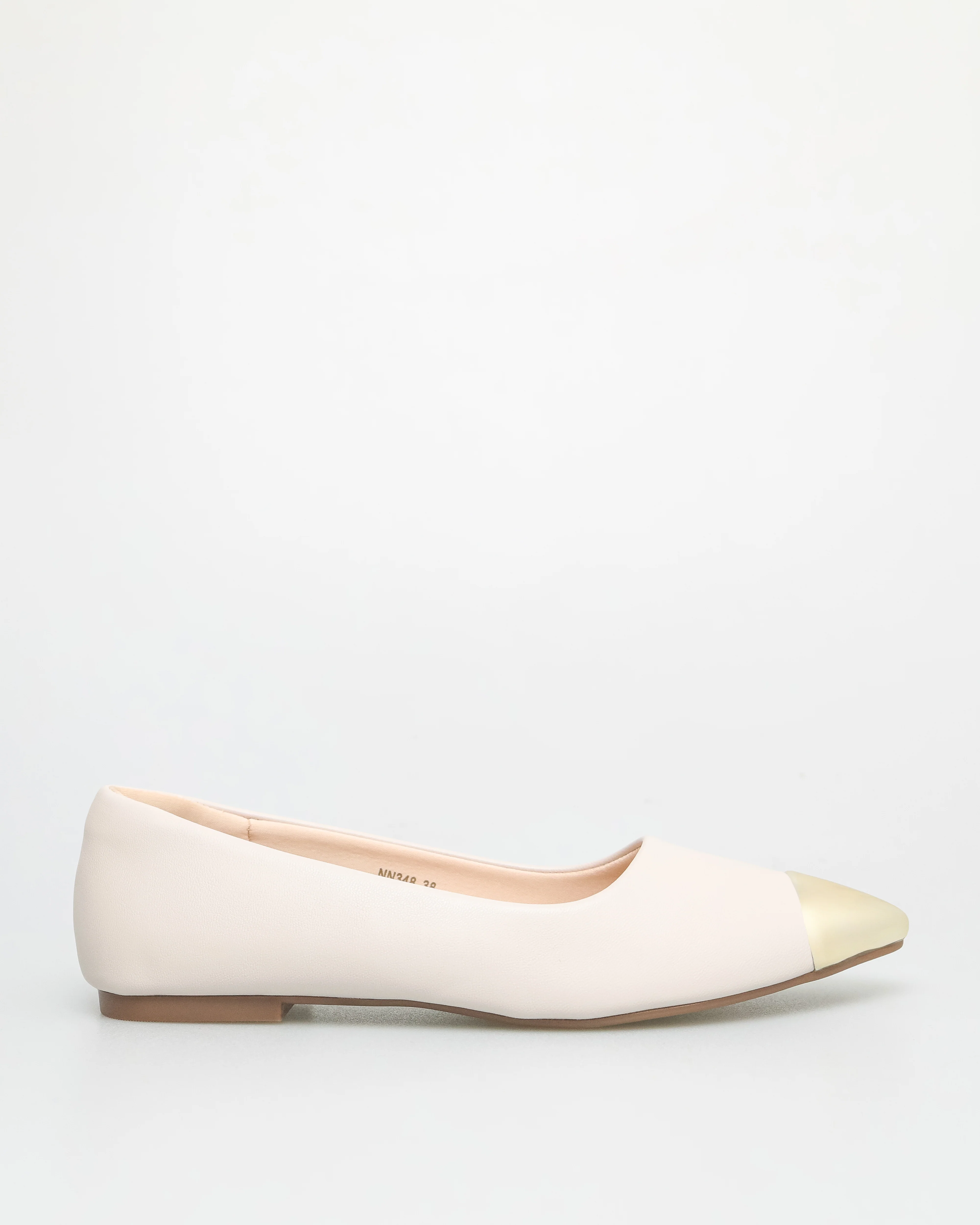 Tomaz NN348 Ladies Silver Cap Toe Flats - Image 5