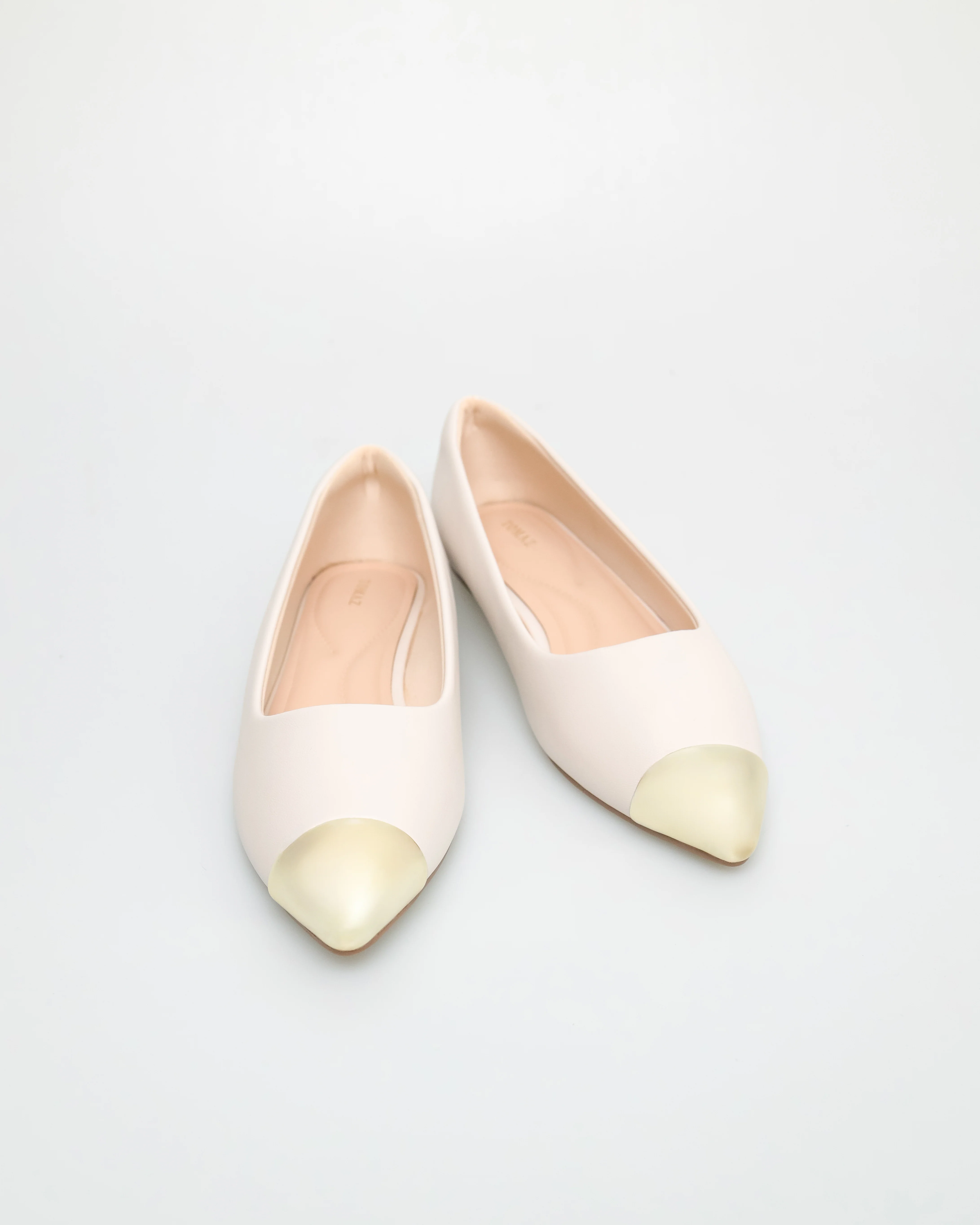 Tomaz NN348 Ladies Silver Cap Toe Flats - Image 6