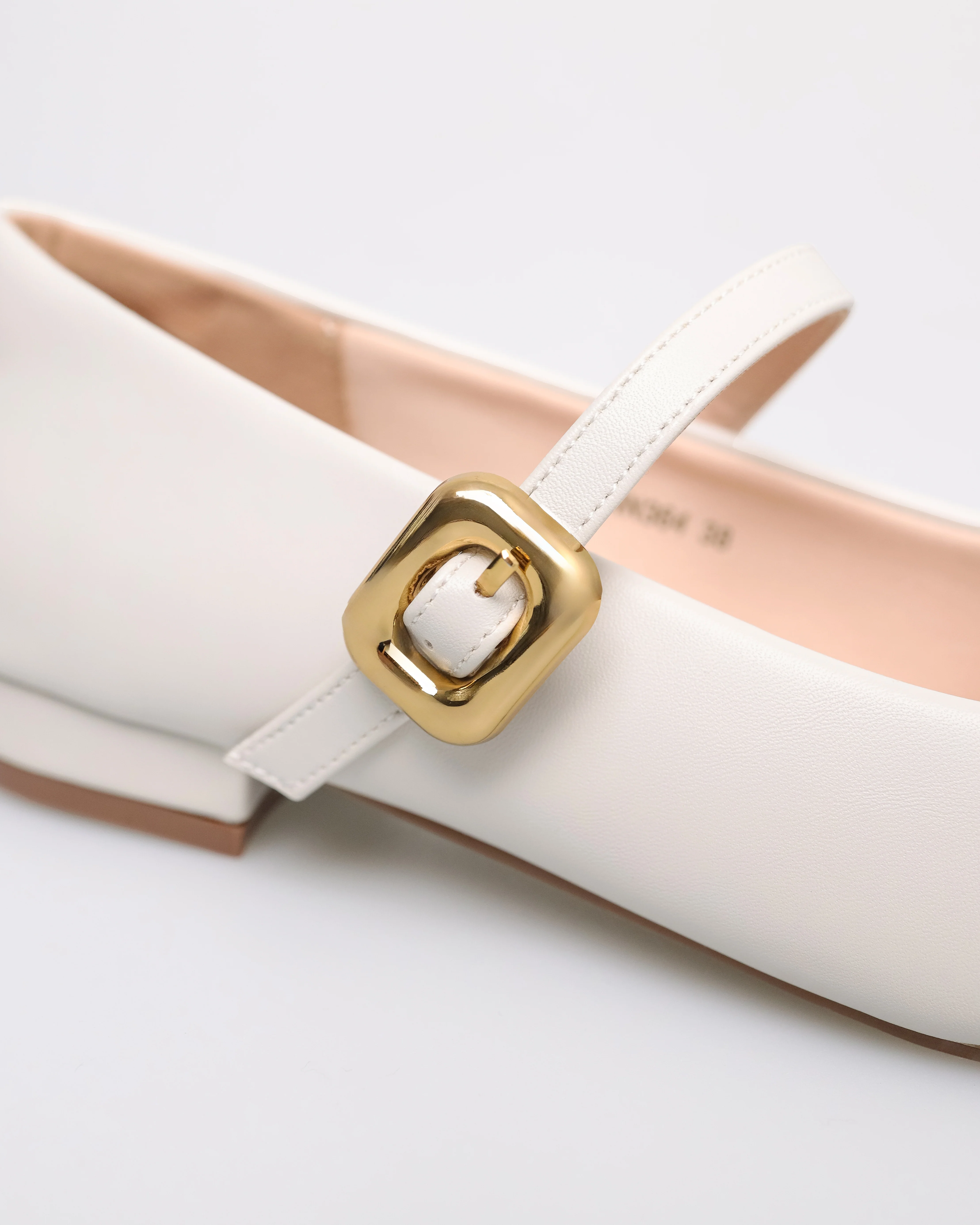 Tomaz NN364 Ladies Buckle Flats - Image 4