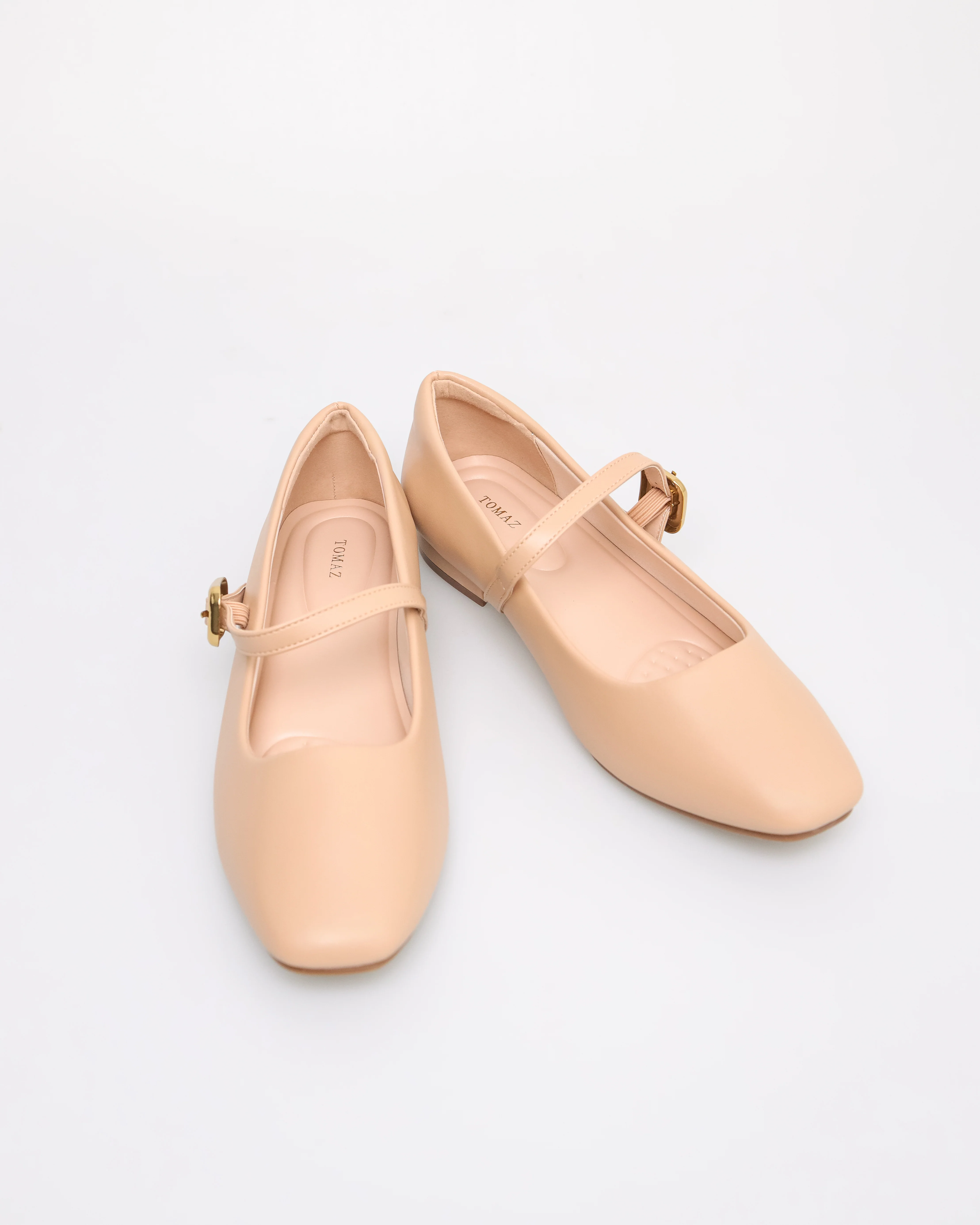 Tomaz NN364 Ladies Buckle Flats - Image 6