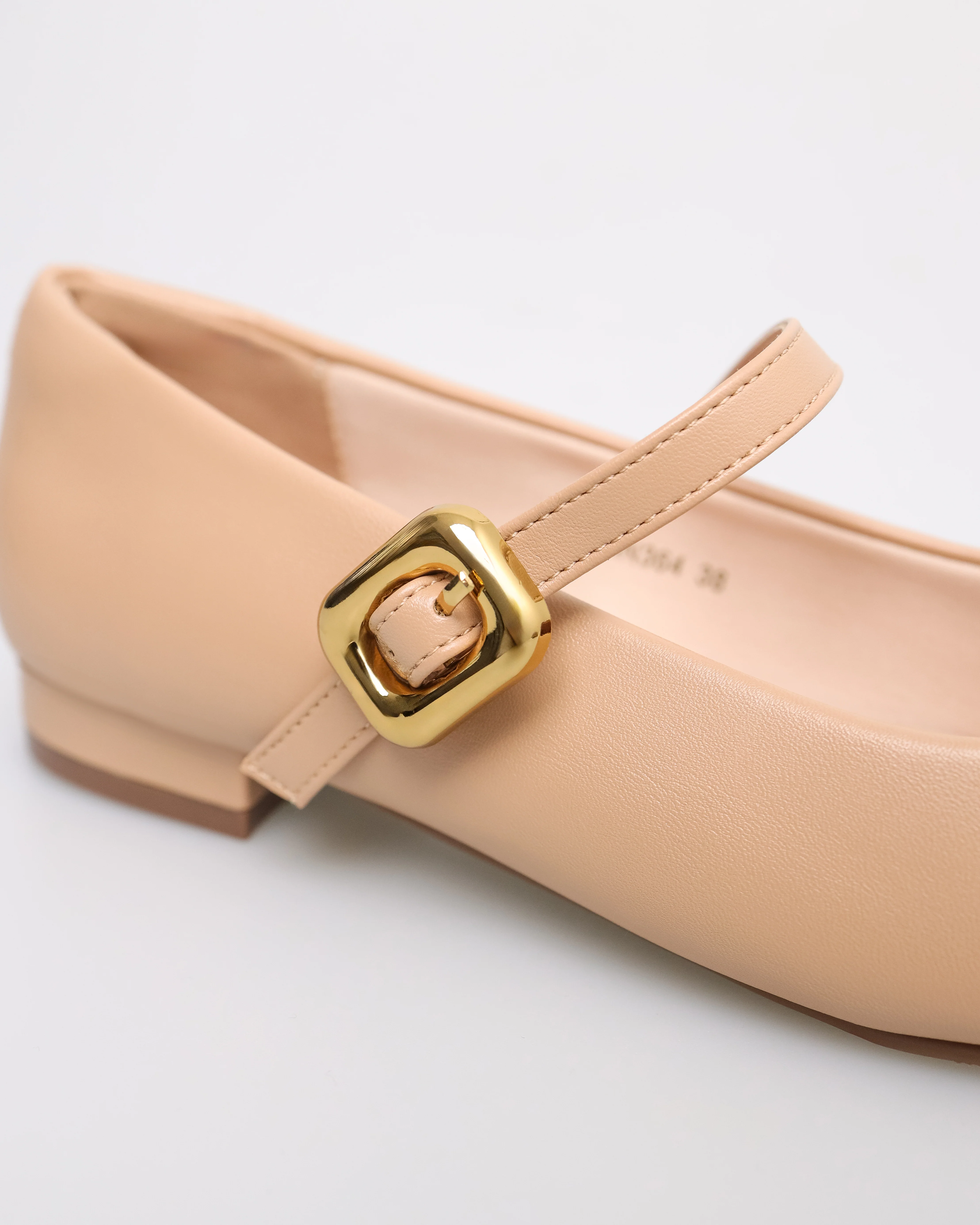 Tomaz NN364 Ladies Buckle Flats - Image 8