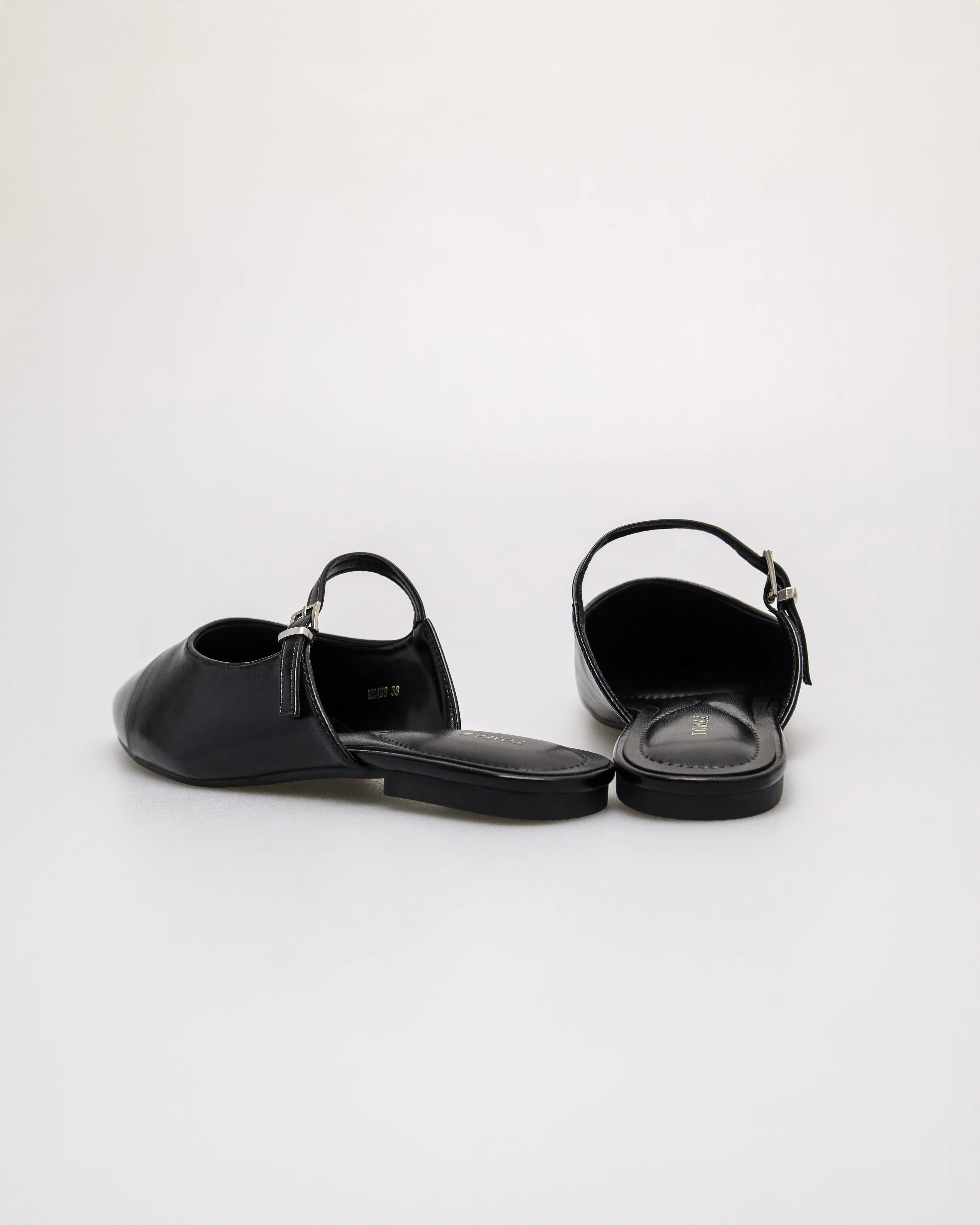 Tomaz NN499 Ladies Shiny Pointy Mules - Image 11