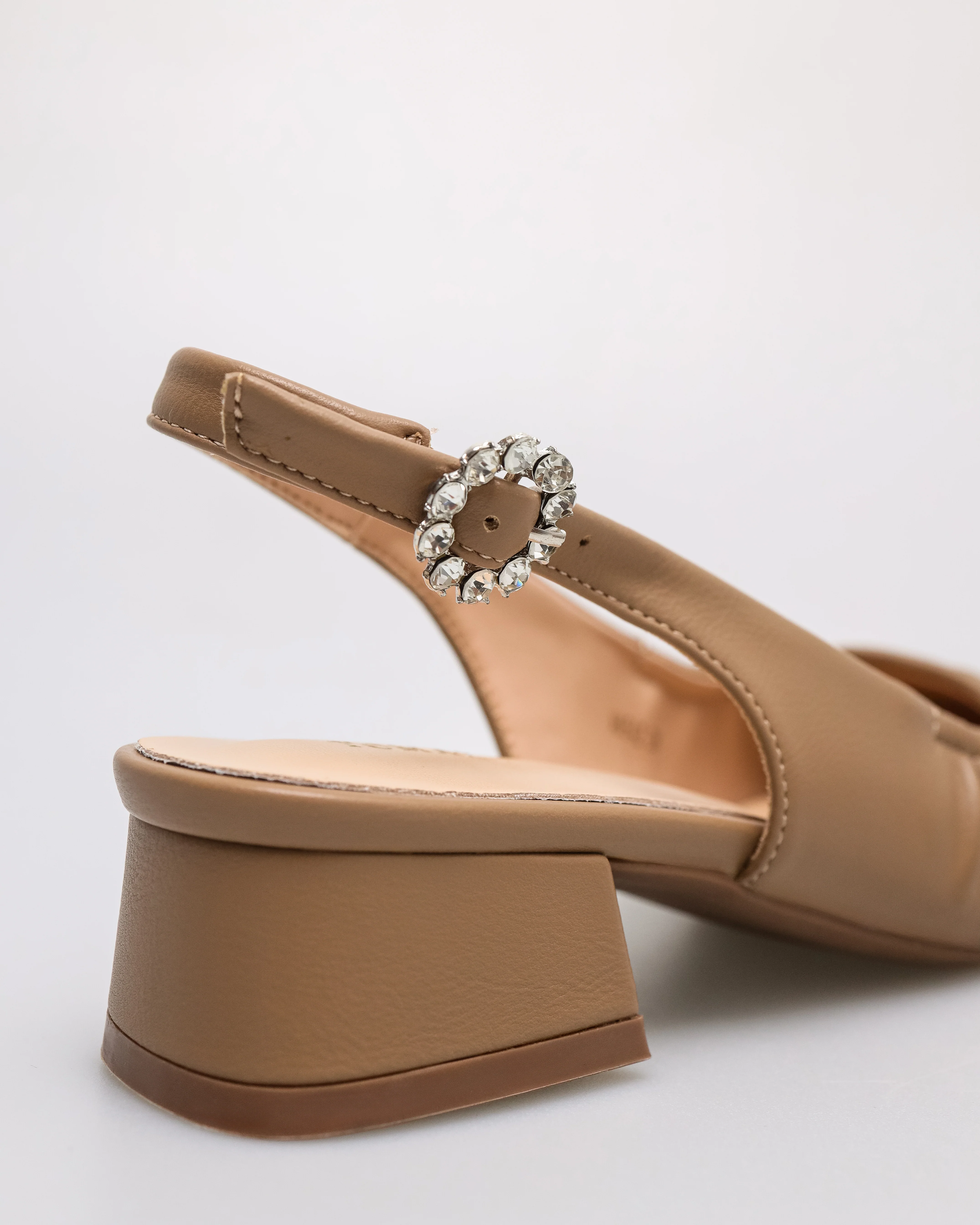 Tomaz NN542 Ladies Squared Ruched Heels - Image 4