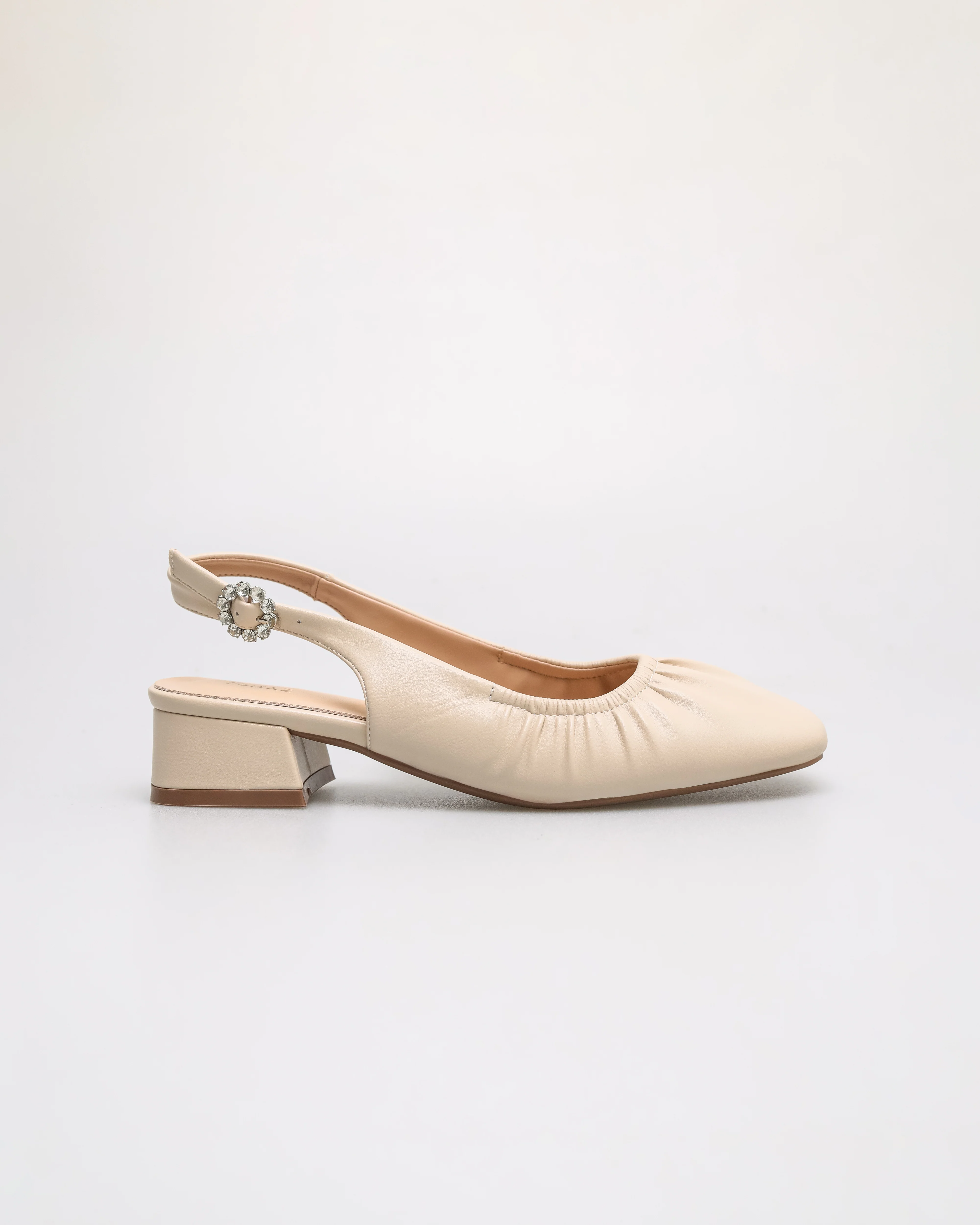 Tomaz NN542 Ladies Squared Ruched Heels - Image 9
