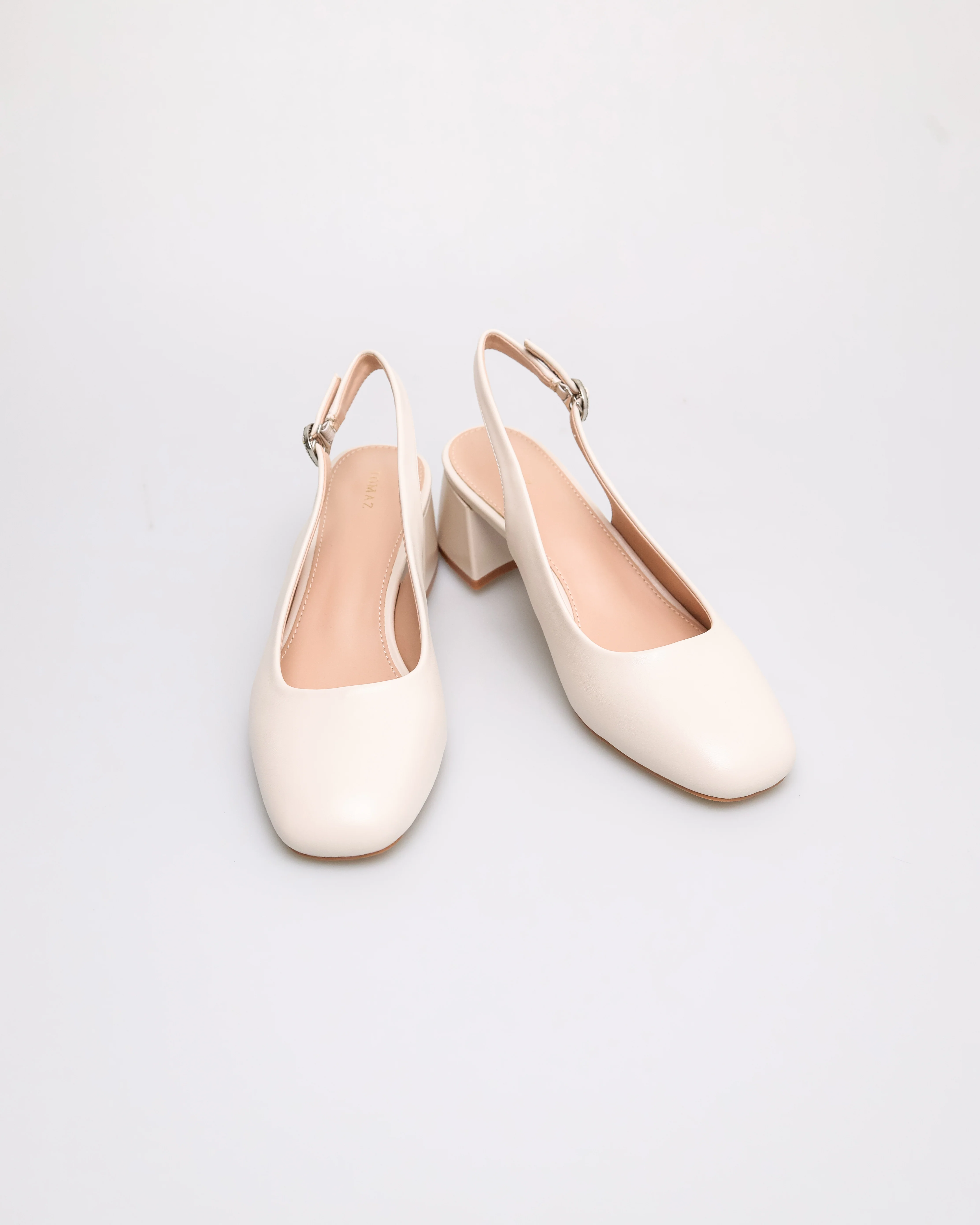 Tomaz NN647 Ladies Slingback Block Heels - Image 6