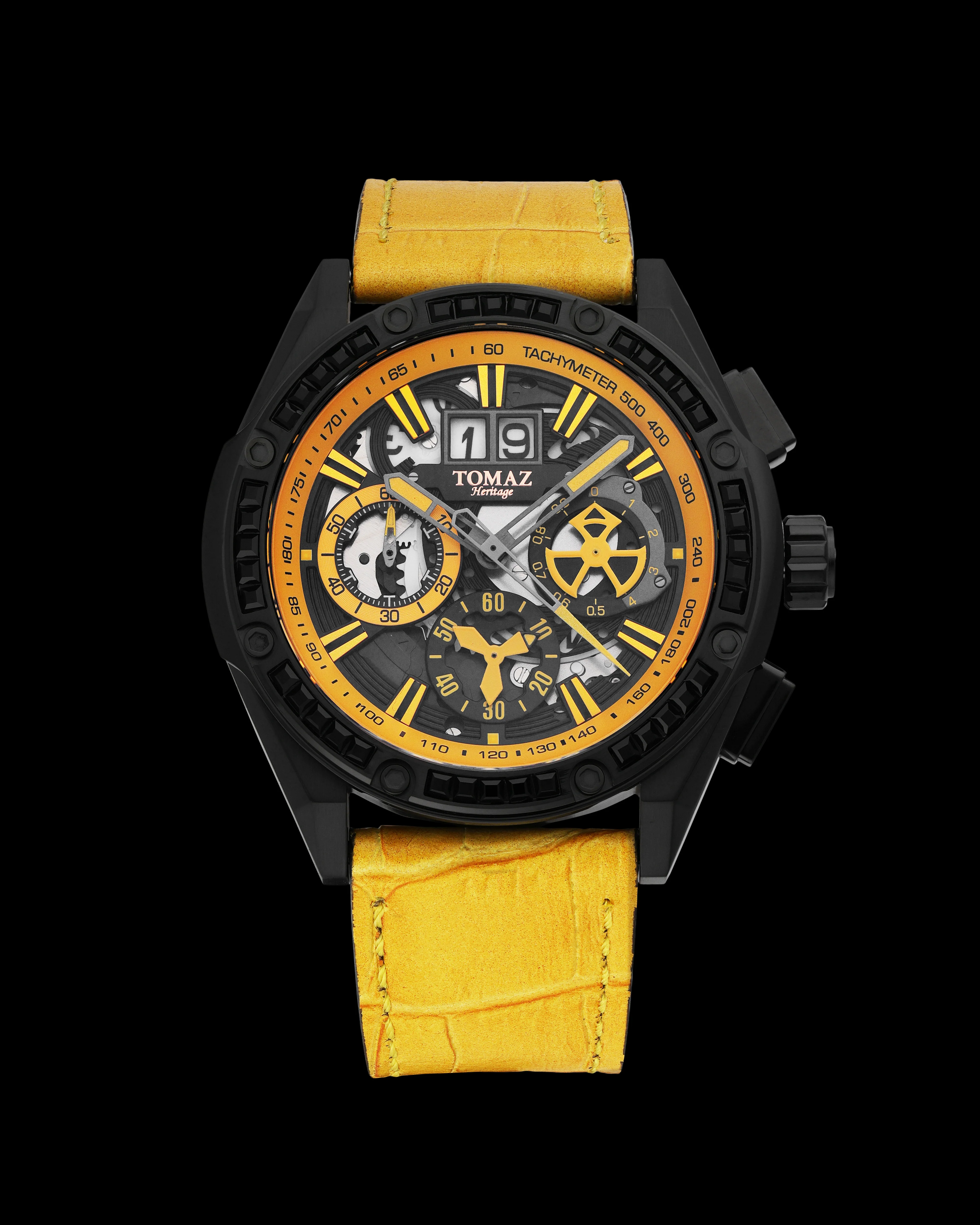 Tomaz RAWR III TW024A-D3 Crystal Watch – Bamboo Leather Strap