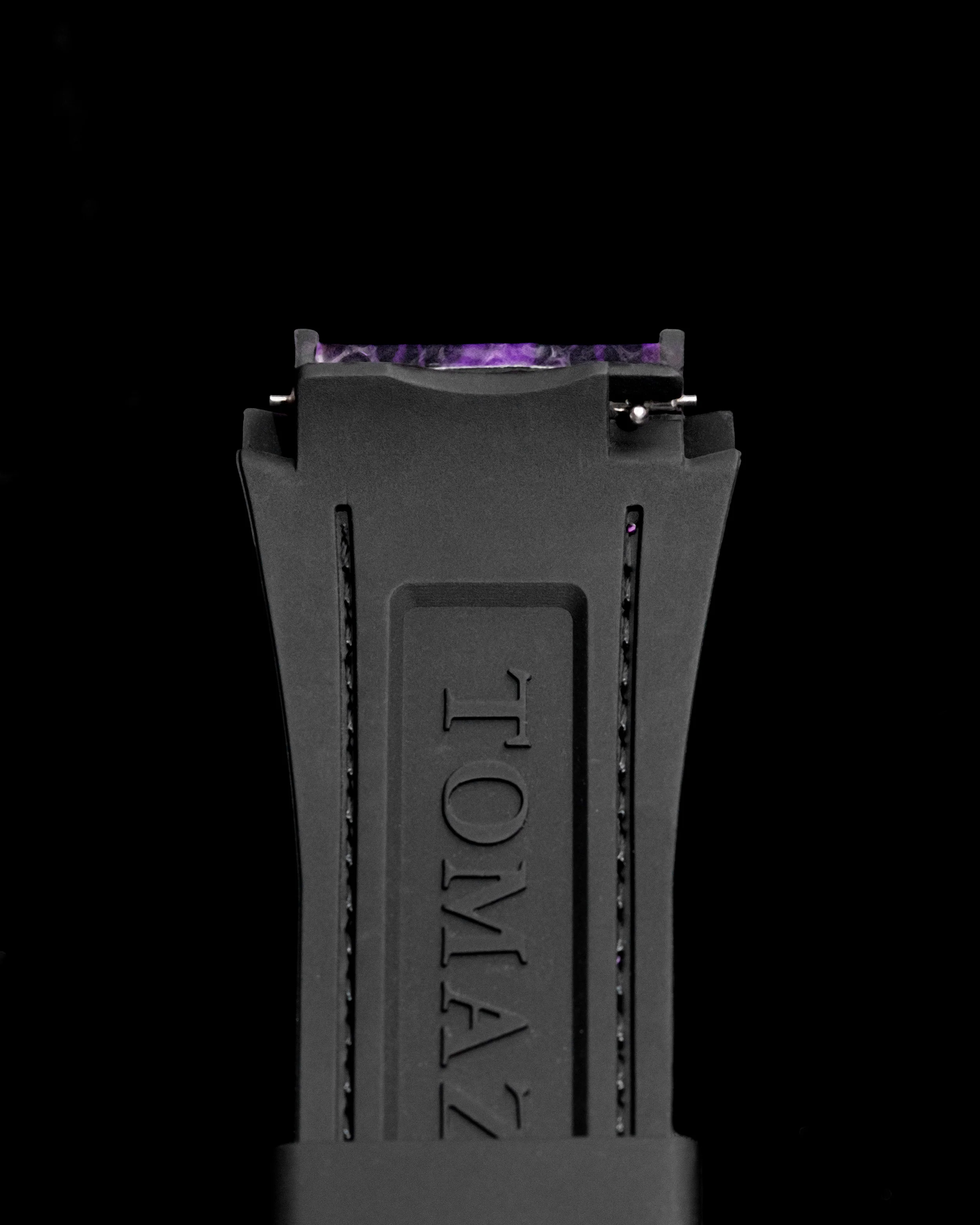 Tomaz STQ021-2A 26mm Snake Leather & Silicone Watch Strap – Fits TQ021 - Image 3