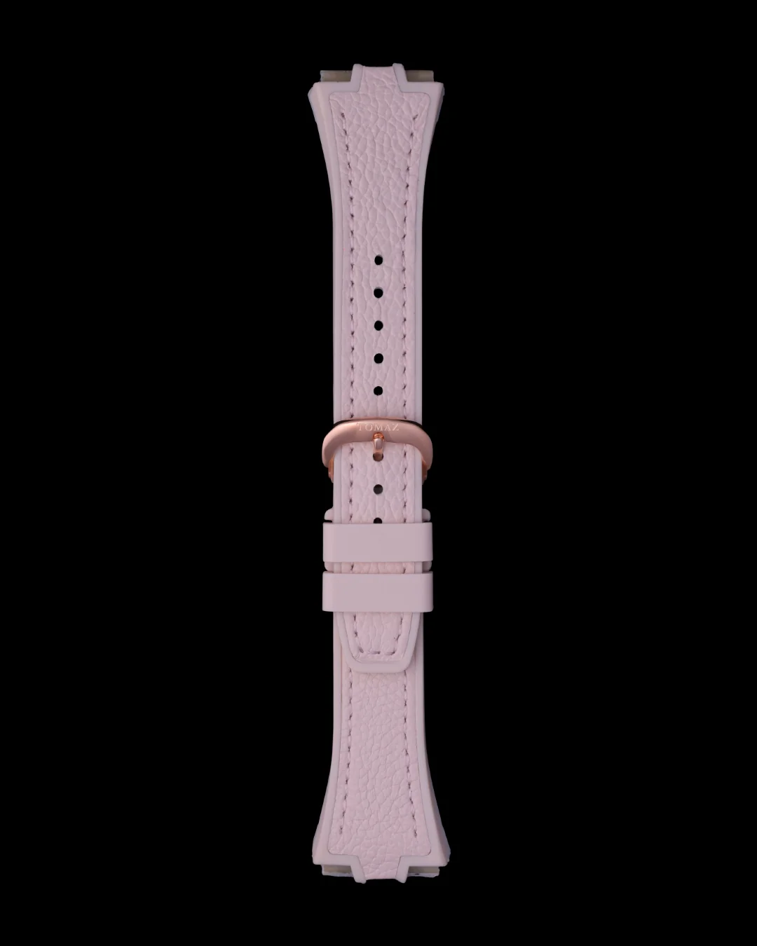 Tomaz STQ029L-3A 21mm Lychee Silicone Watch Strap – Fits TQ029L - Image 3