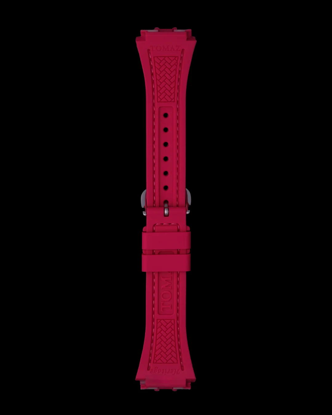 Tomaz STQ029L-3B 21mm Lychee Leather & Silicone Watch Strap – Fits TQ029L - Image 10