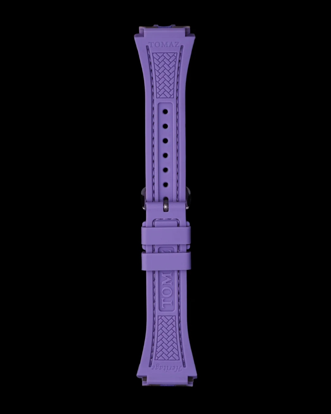 Tomaz STQ029L-3B 21mm Lychee Leather & Silicone Watch Strap – Fits TQ029L - Image 12