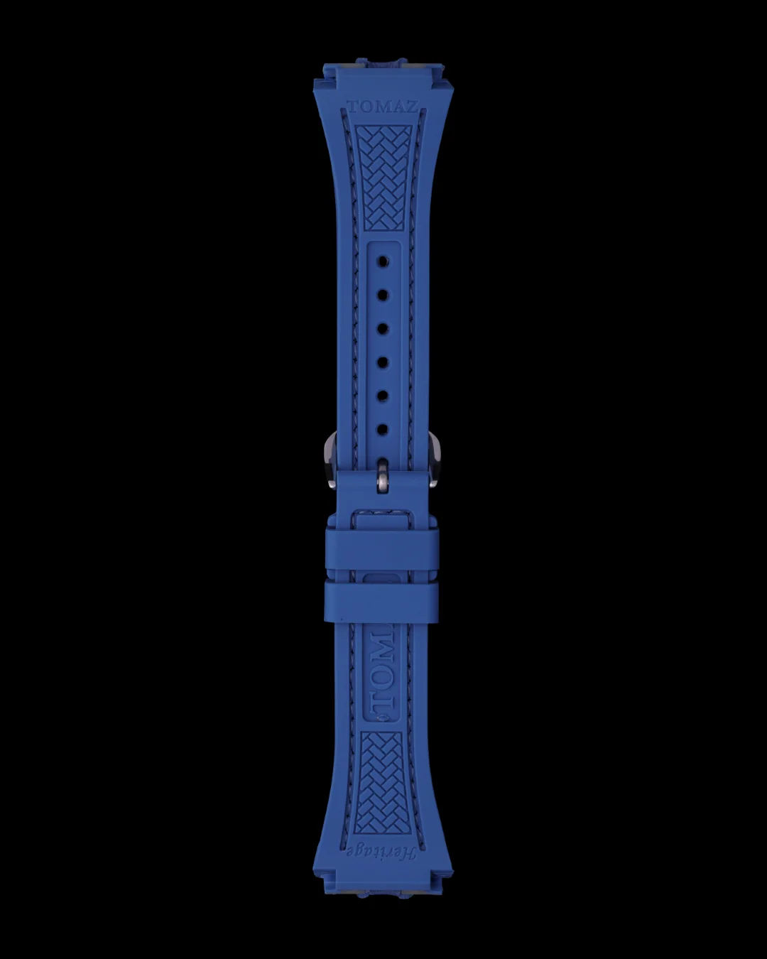 Tomaz STQ029L-3B 21mm Lychee Leather & Silicone Watch Strap – Fits TQ029L - Image 4