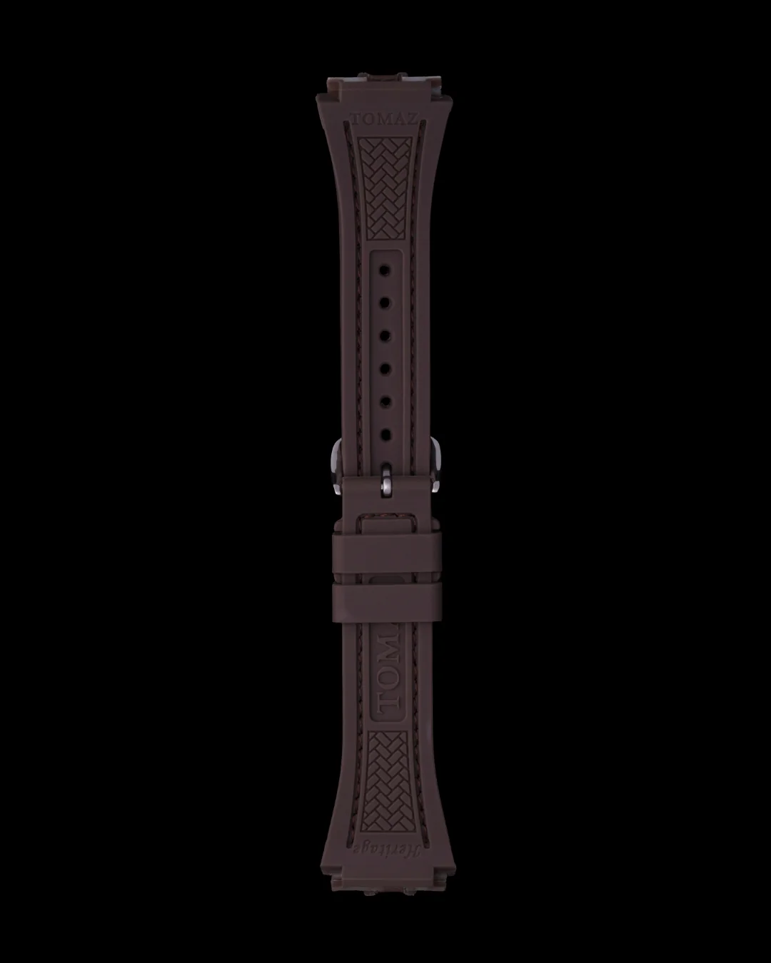 Tomaz STQ029L-3B 21mm Lychee Leather & Silicone Watch Strap – Fits TQ029L - Image 6