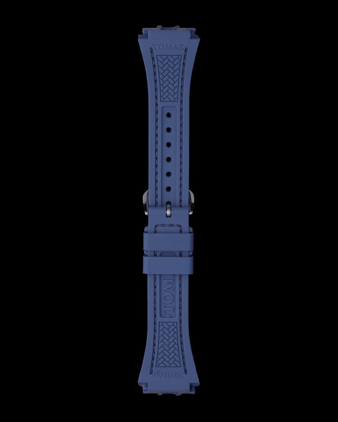 Tomaz STQ029L-3B 21mm Lychee Leather & Silicone Watch Strap – Fits TQ029L - Image 8