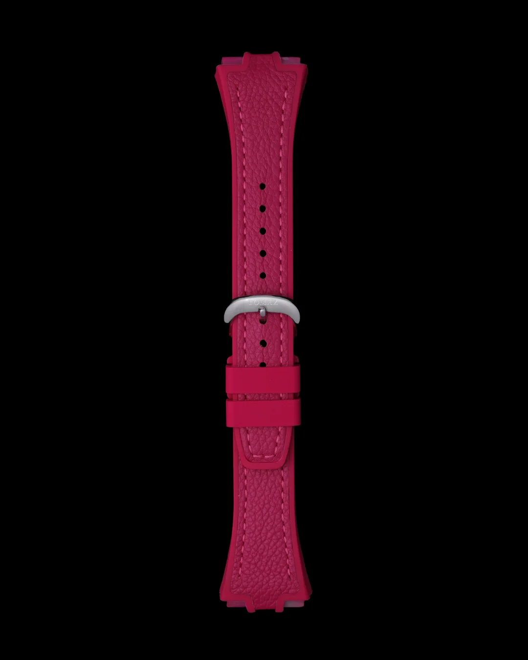 Tomaz STQ029L-3B 21mm Lychee Leather & Silicone Watch Strap – Fits TQ029L - Image 9