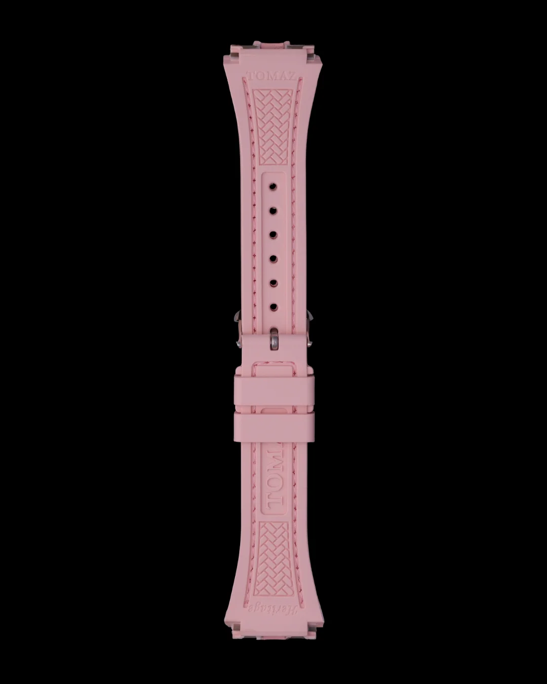 Tomaz STQ029L-B 21mm Plain Leather & Silicone Watch Strap – Fits TQ029L - Image 10