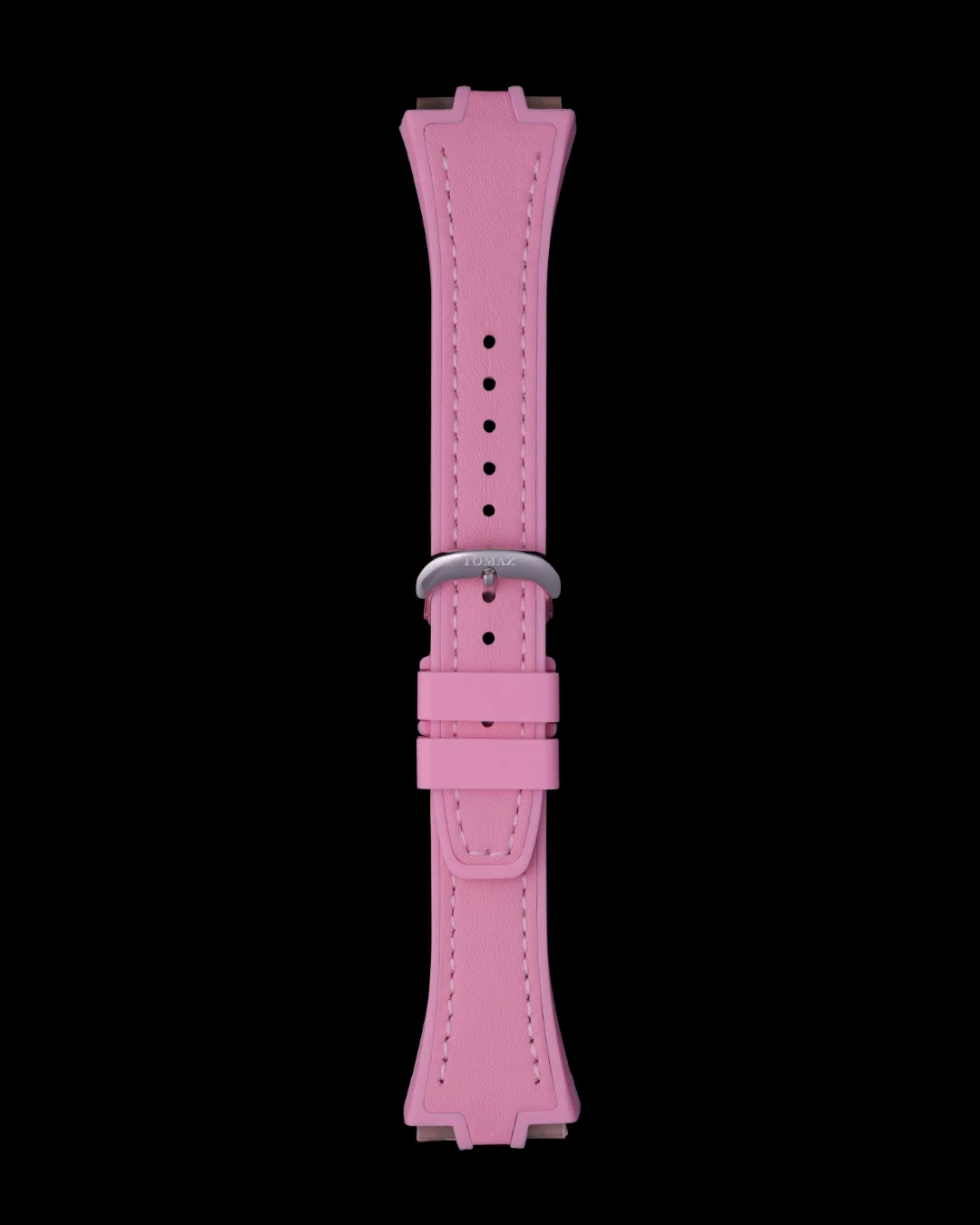Tomaz STQ029L-B 21mm Plain Leather & Silicone Watch Strap – Fits TQ029L - Image 11