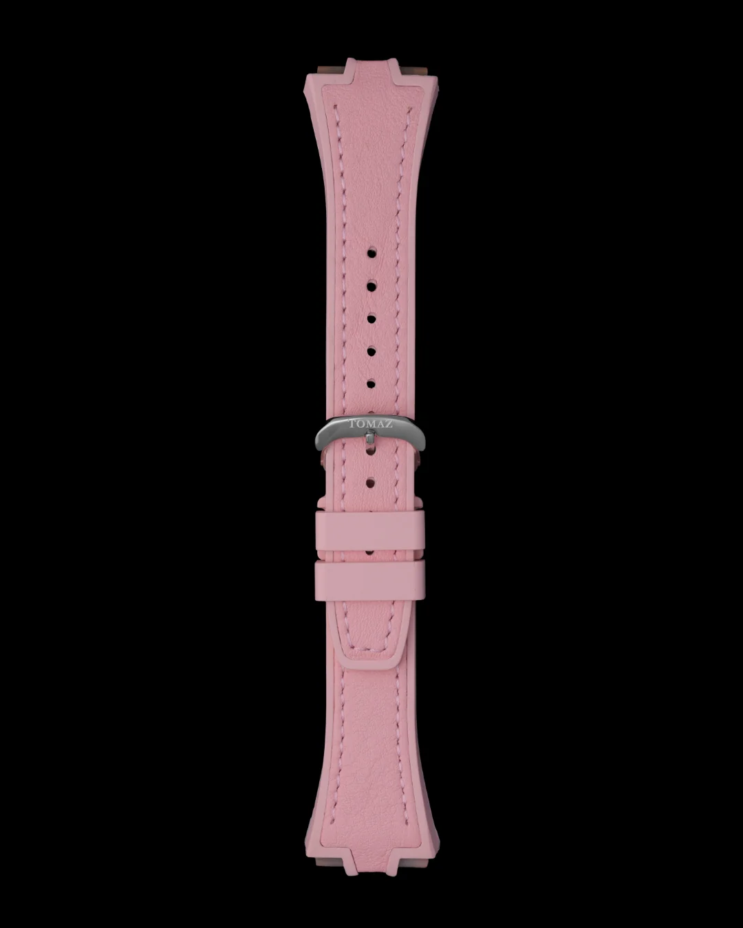 Tomaz STQ029L-B 21mm Plain Leather & Silicone Watch Strap – Fits TQ029L - Image 9